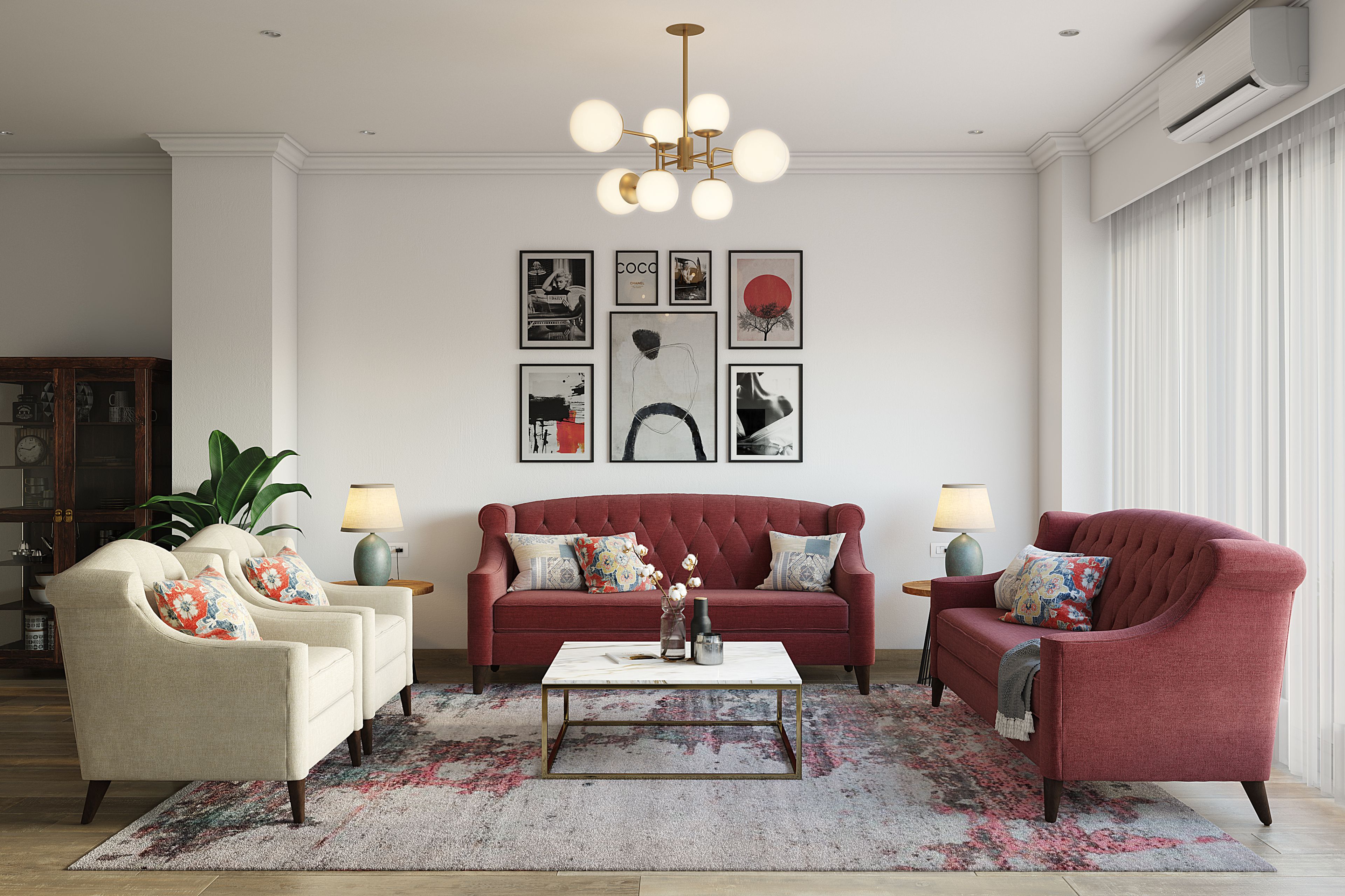 Luxurious Living Room Design With Modern Decor