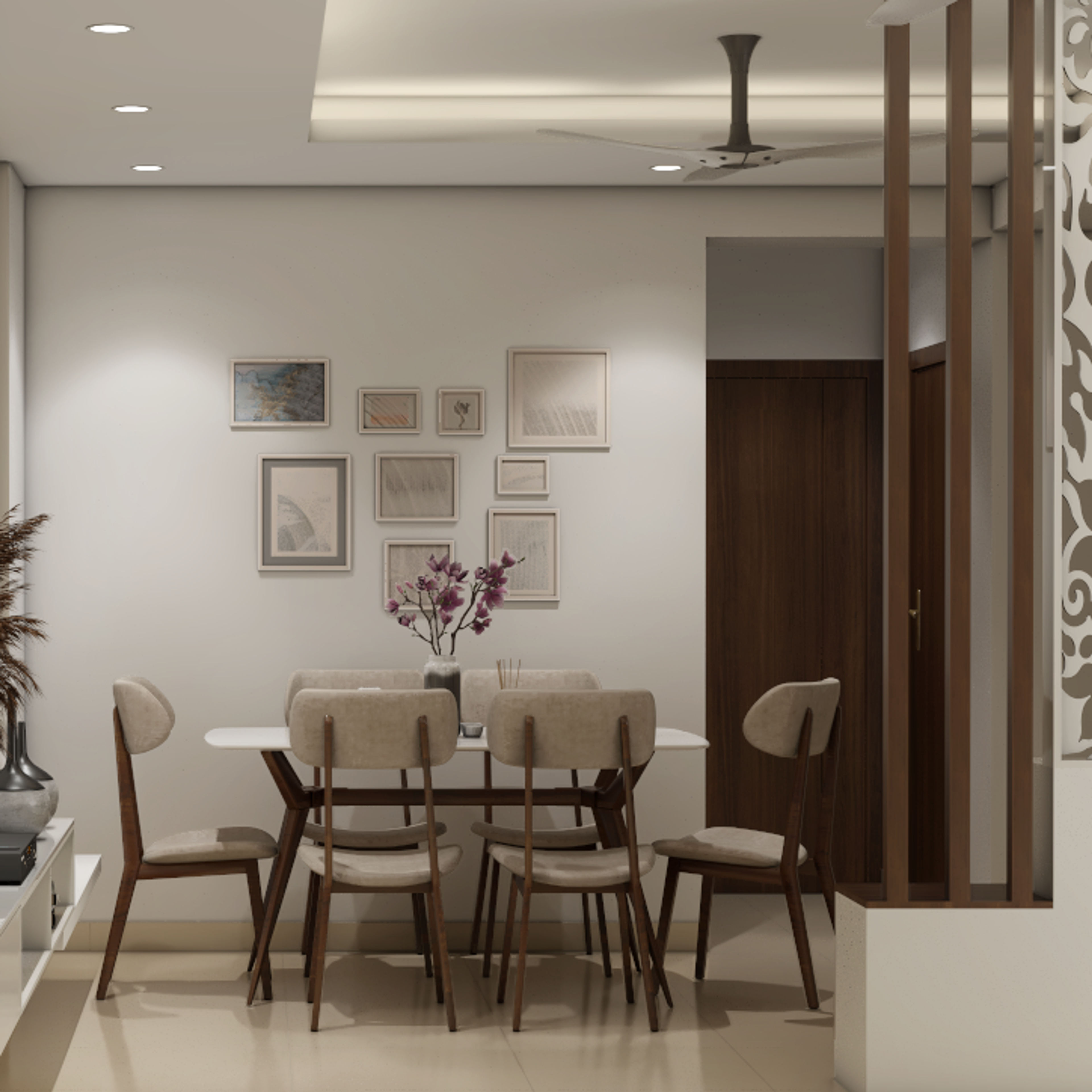 Elegant Dining Room Design With Modern Interiors For Small & Big Families - Livspace