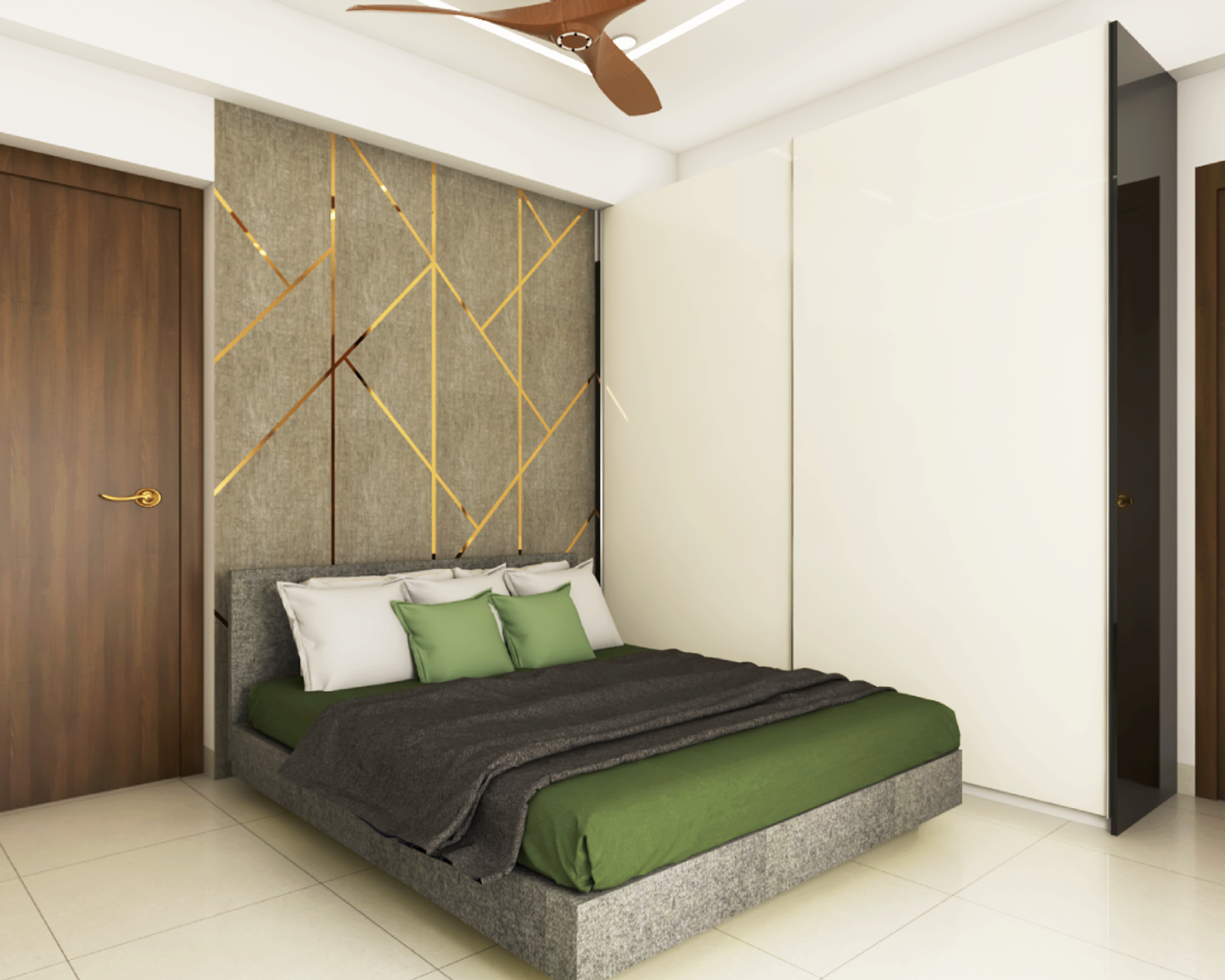 Modern Guest Room Design With Vibrant Interiors - Livspace