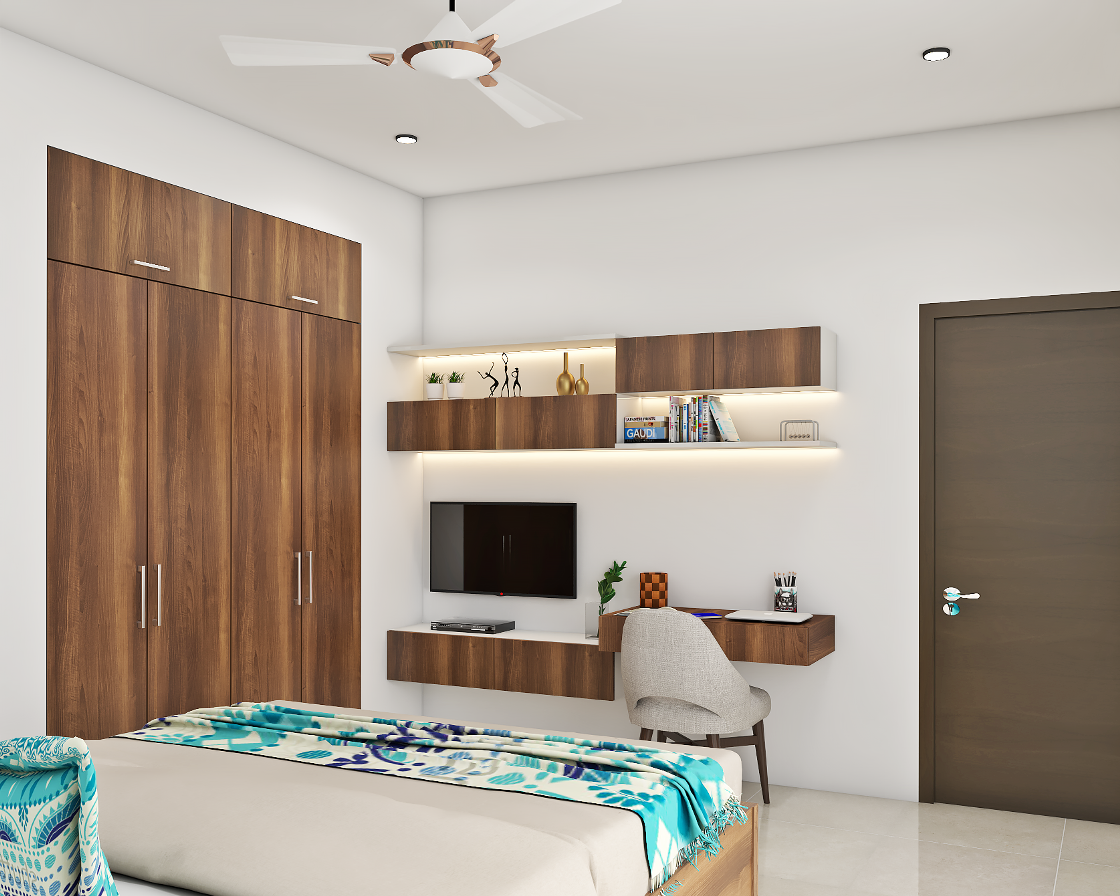 Modern Easy To Maintain Guest Room Ideas - Livspace