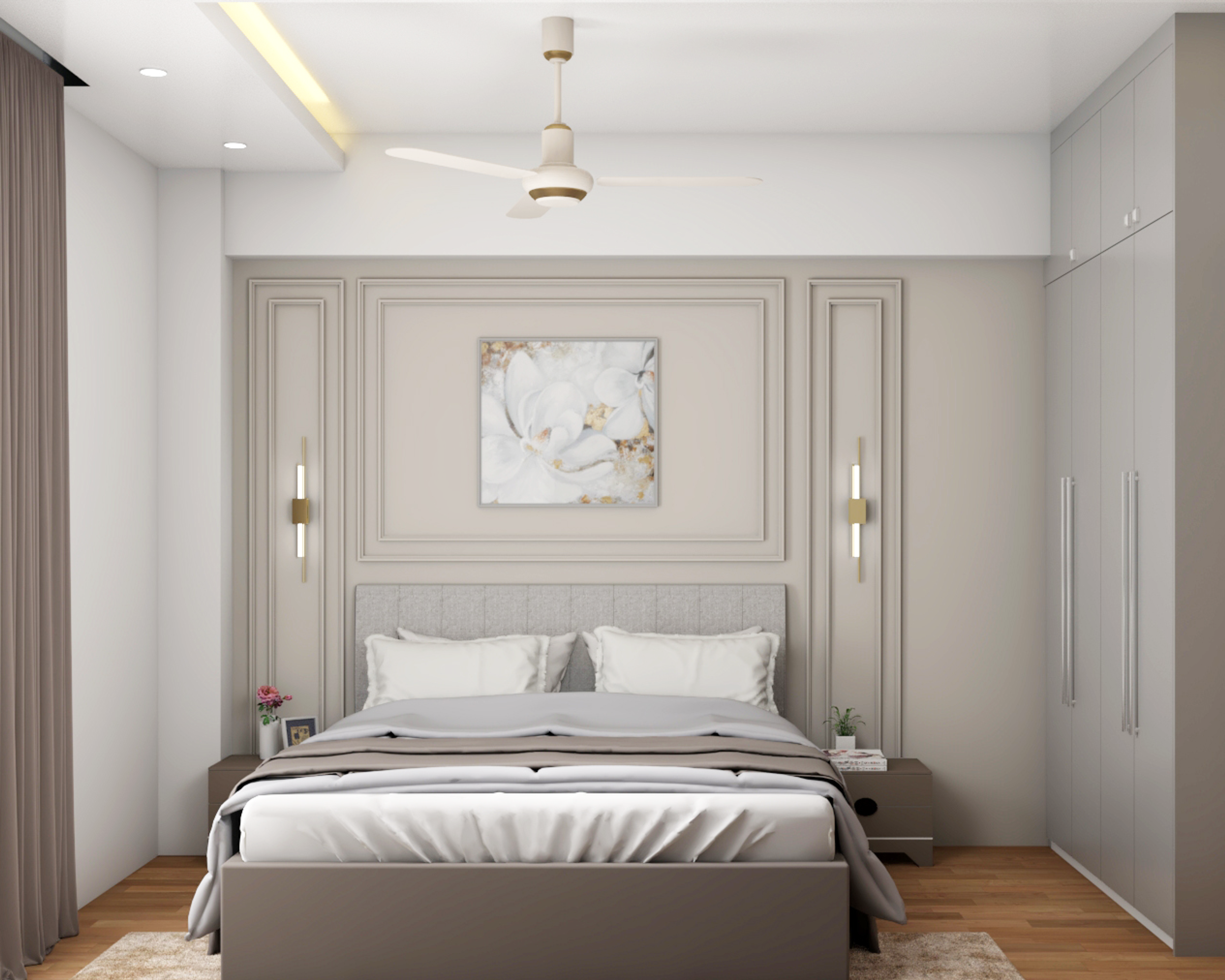 Classic Easy To Maintain Guest Bedroom With Low Maintenance - Livspace