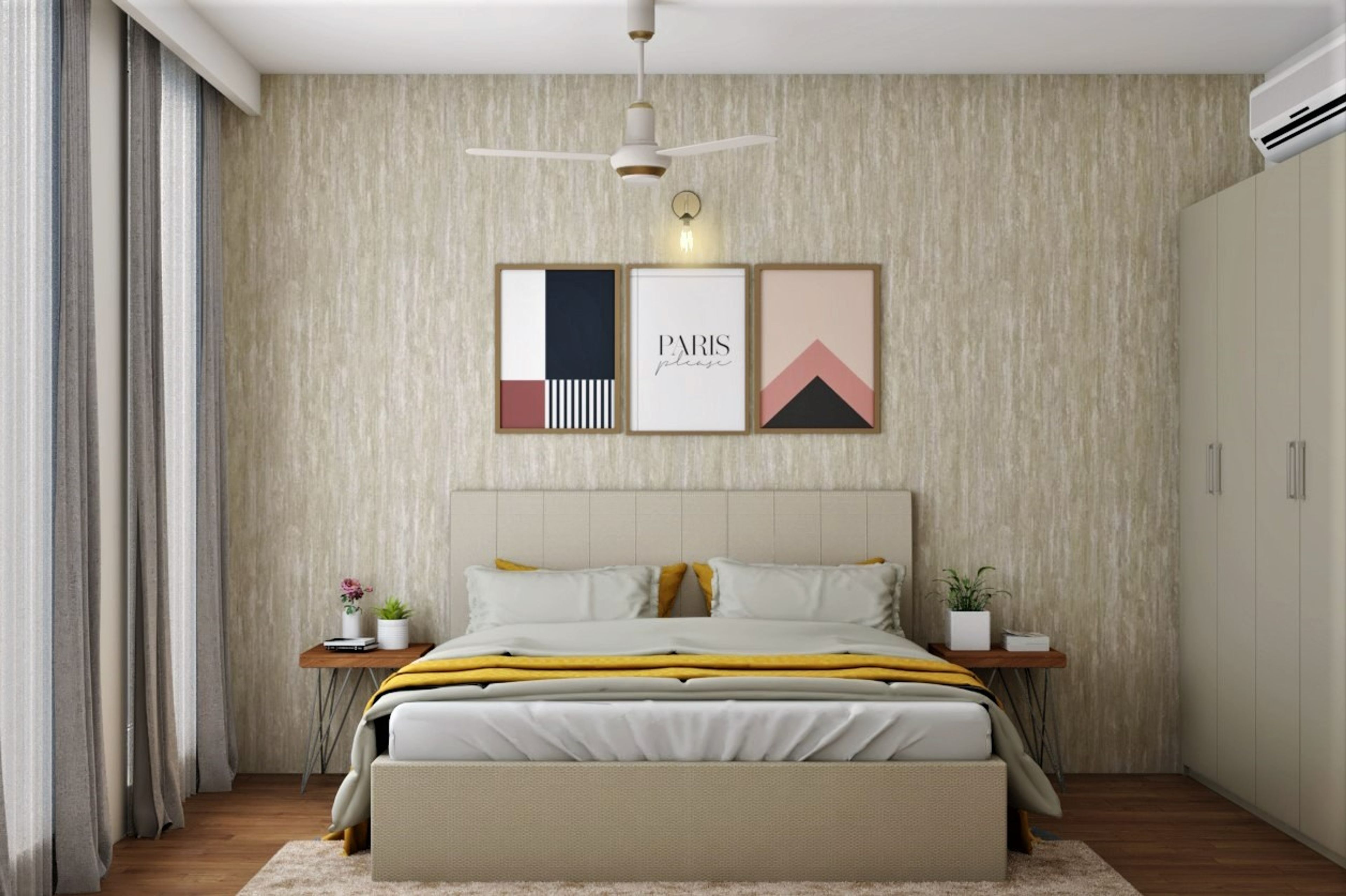 Contemporary Guest Room Design With Simple Interiors