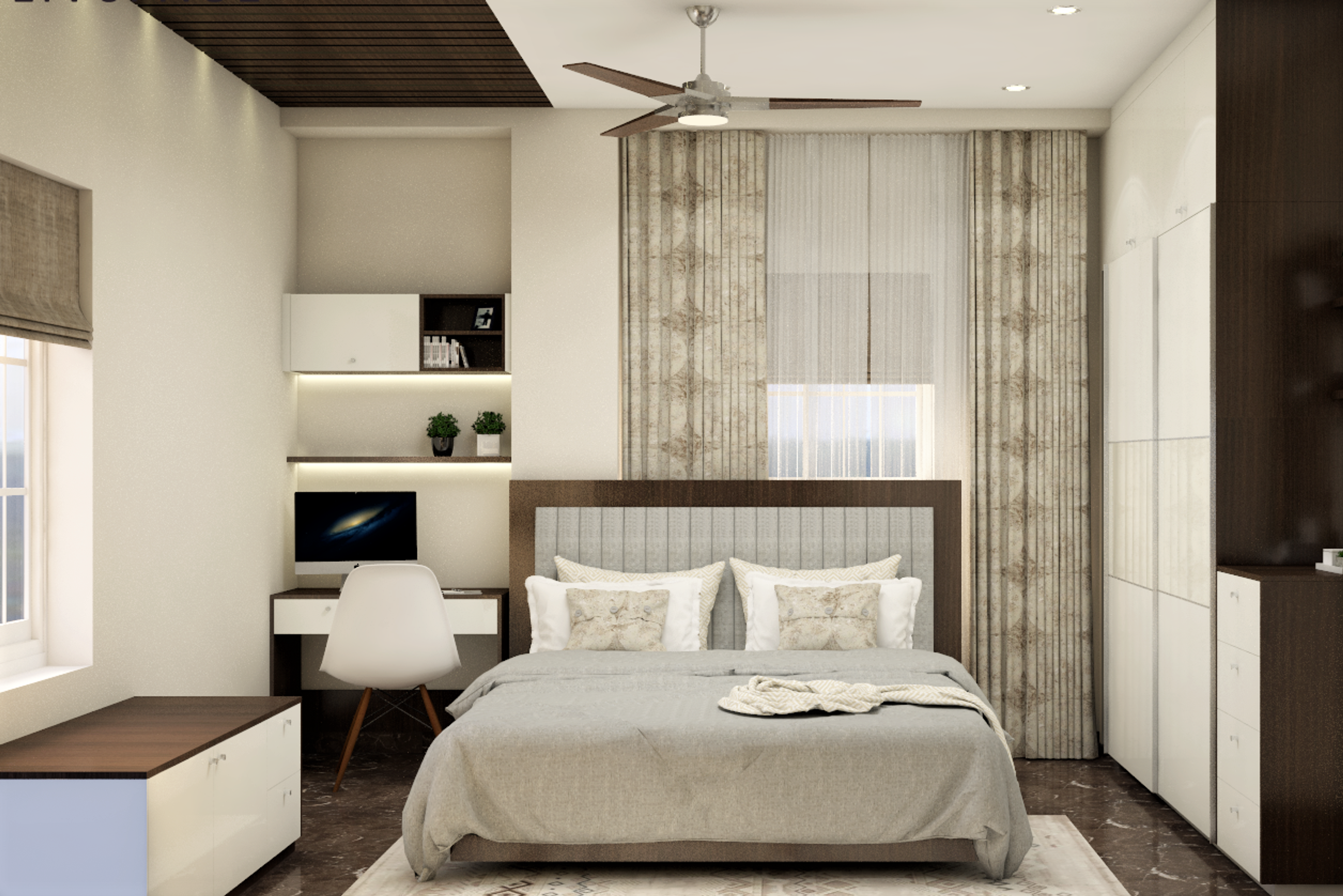 Low Maintenance Guest Room Design With Contemporary Interiors
