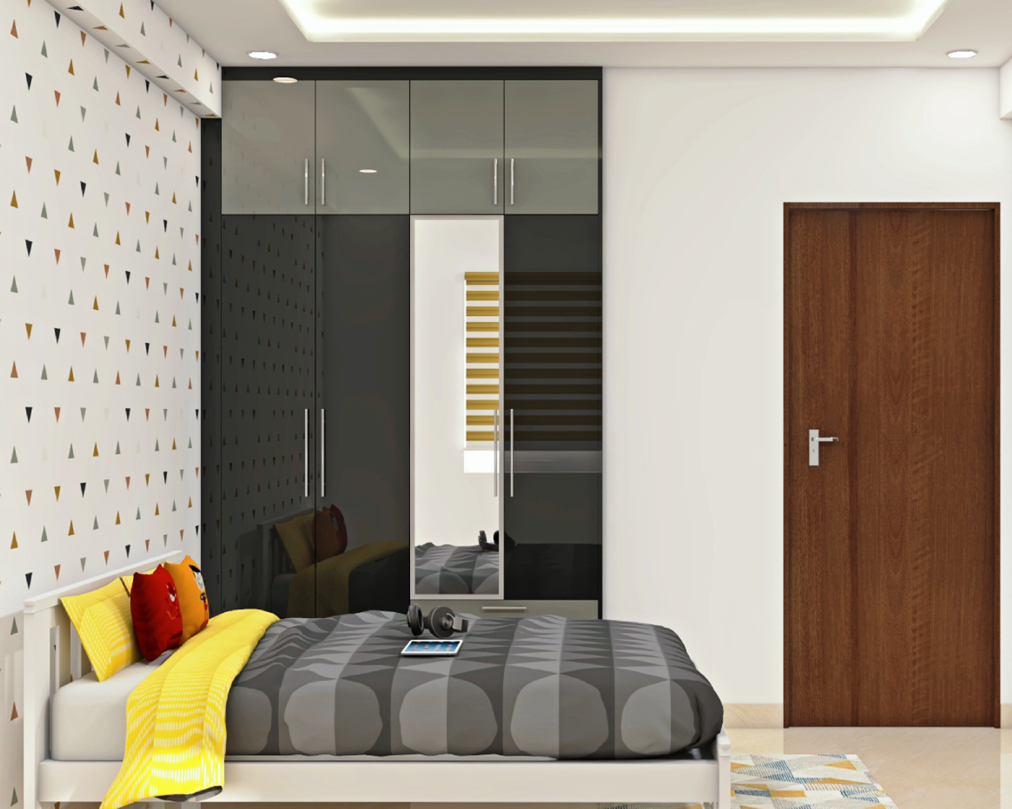 Contemporary Spacious Bedroom
