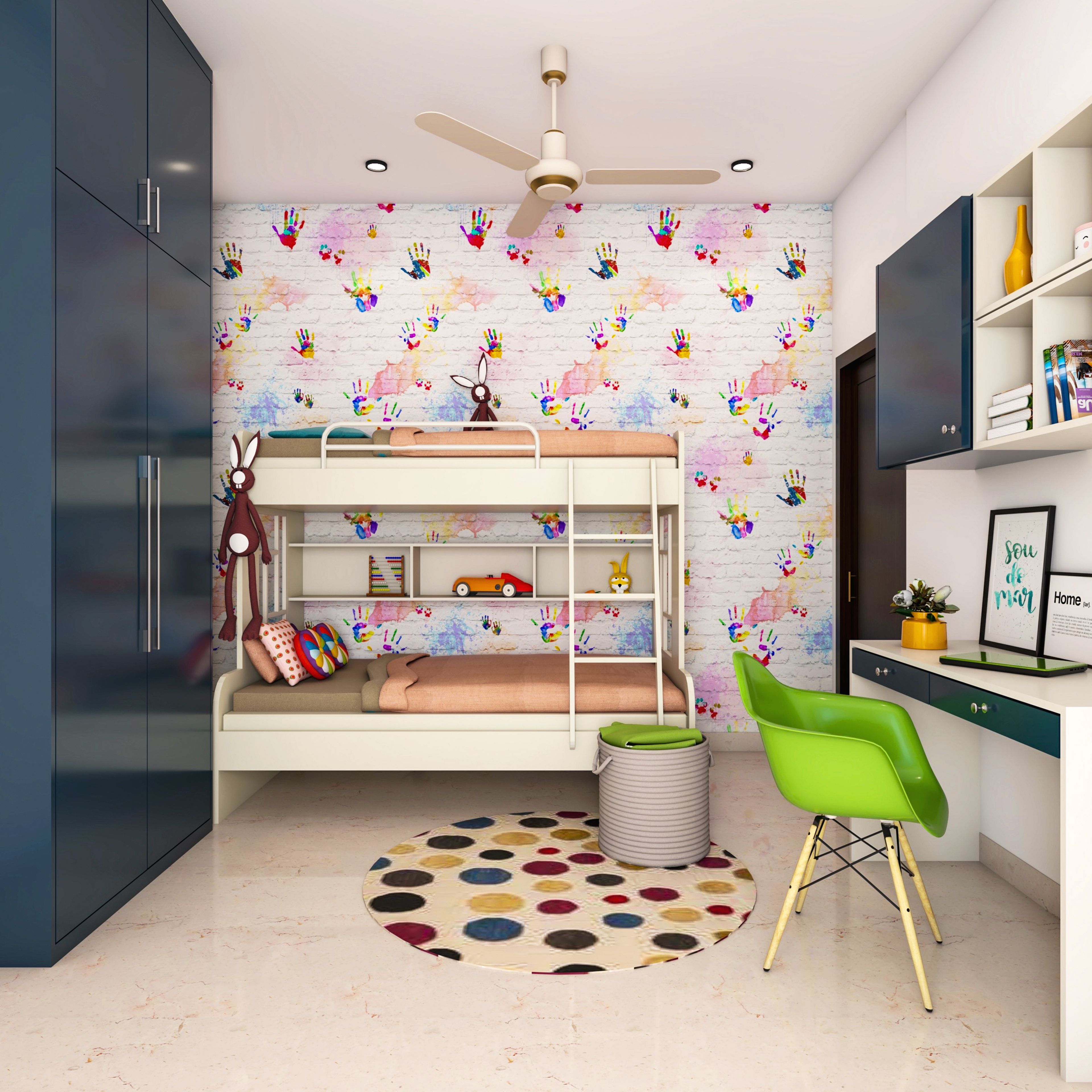 Colourful Kids Bedroom