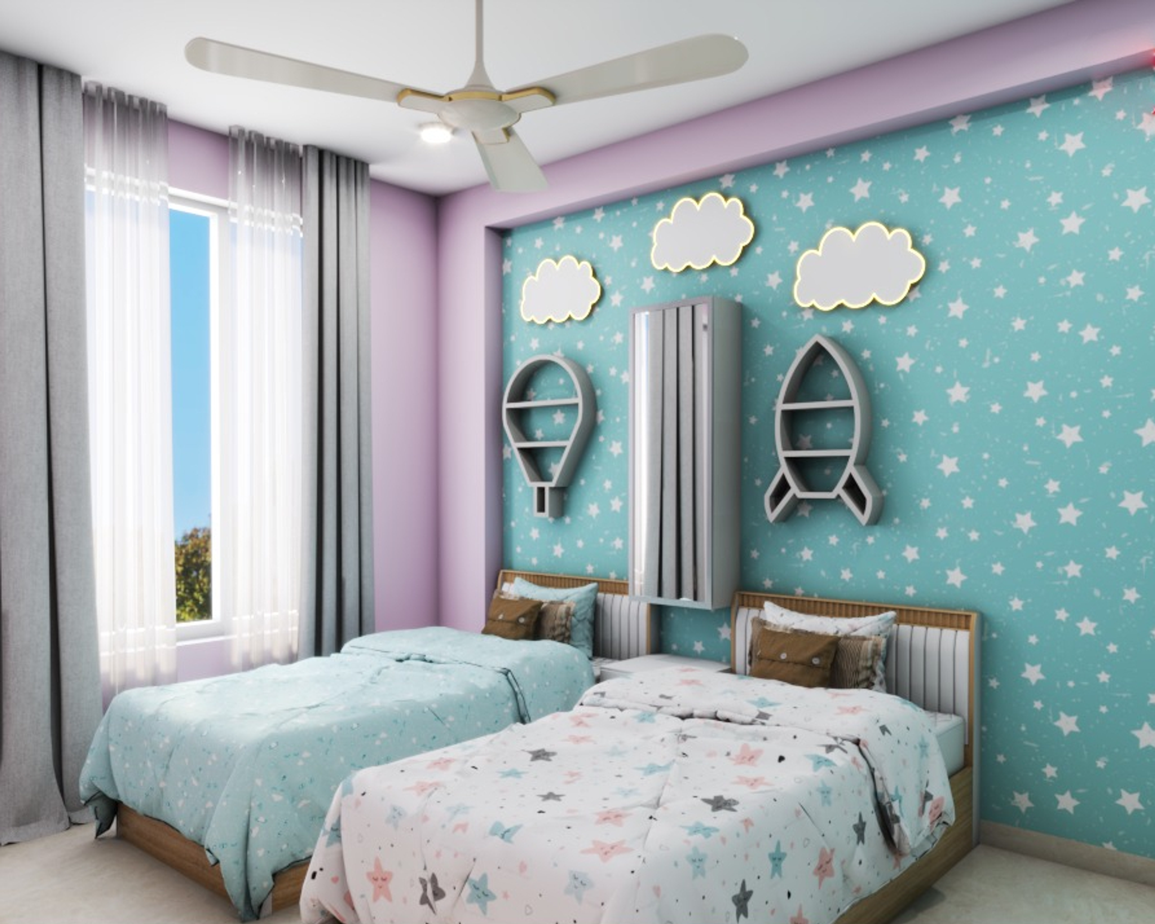 Shared Bedroom for Kids