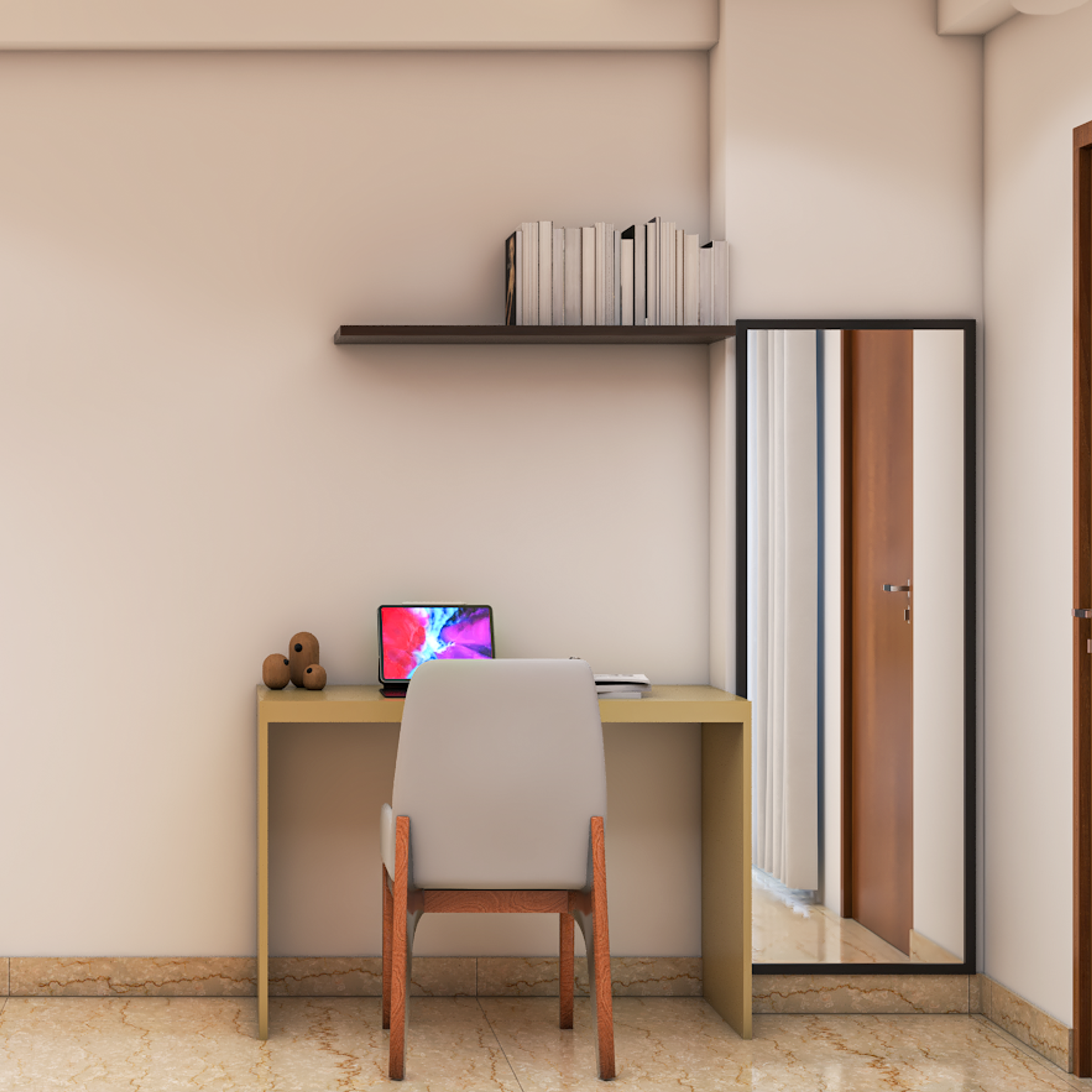 Easy To Maintain Modern Kids Bedroom With Pink Interiors - Livspace