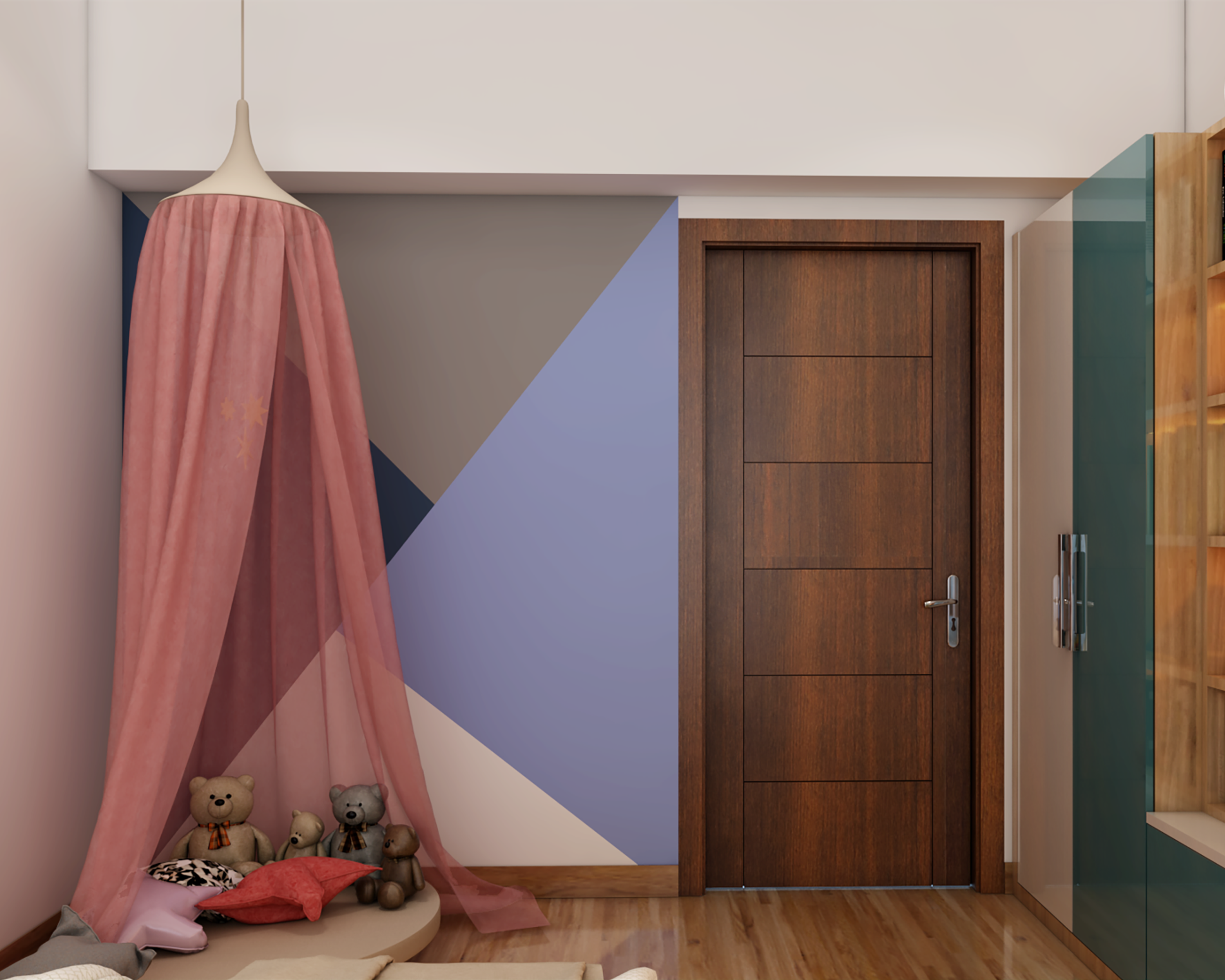 Twin Kids Bedroom - Livspace