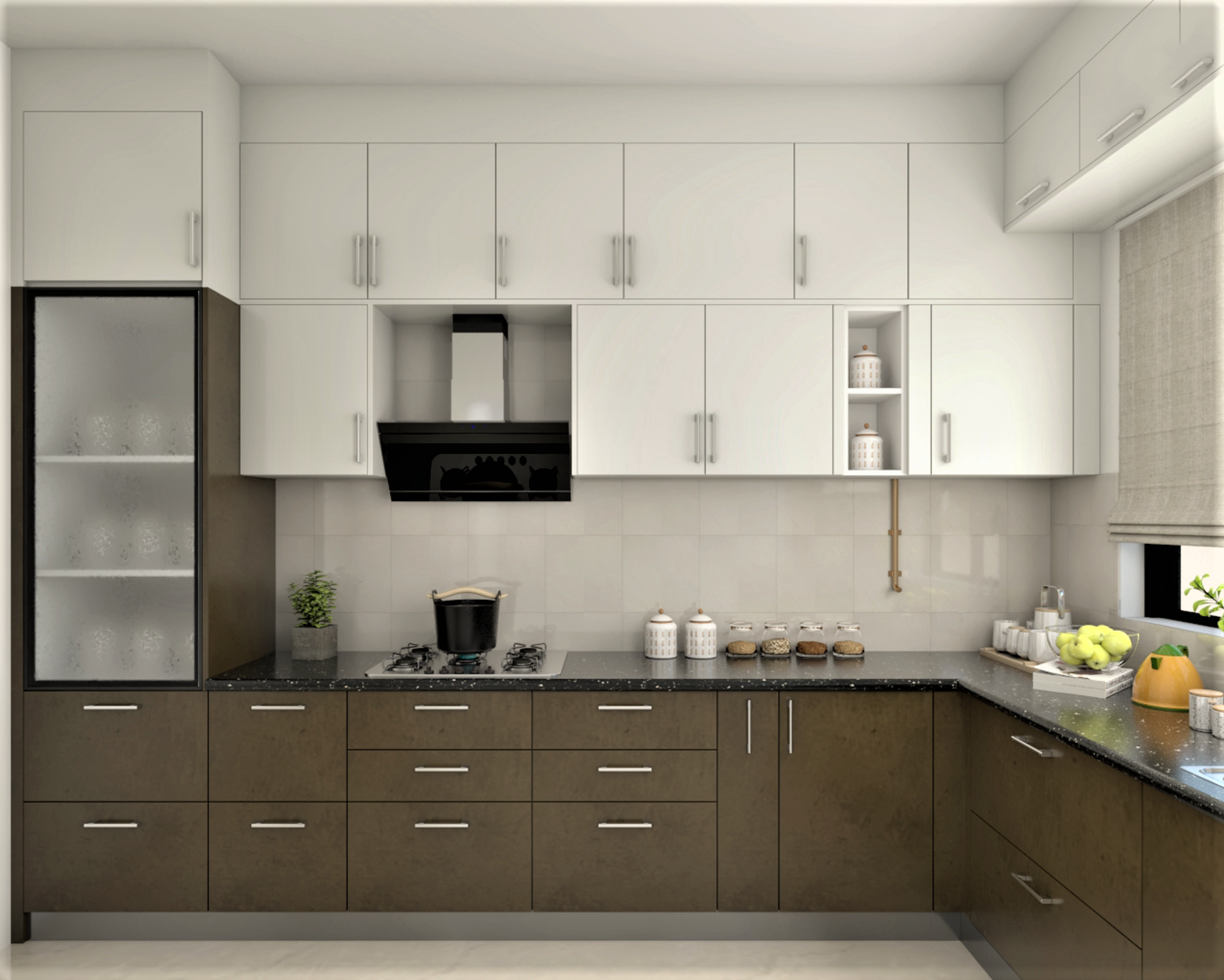Contemporary Style Modular Kitchen