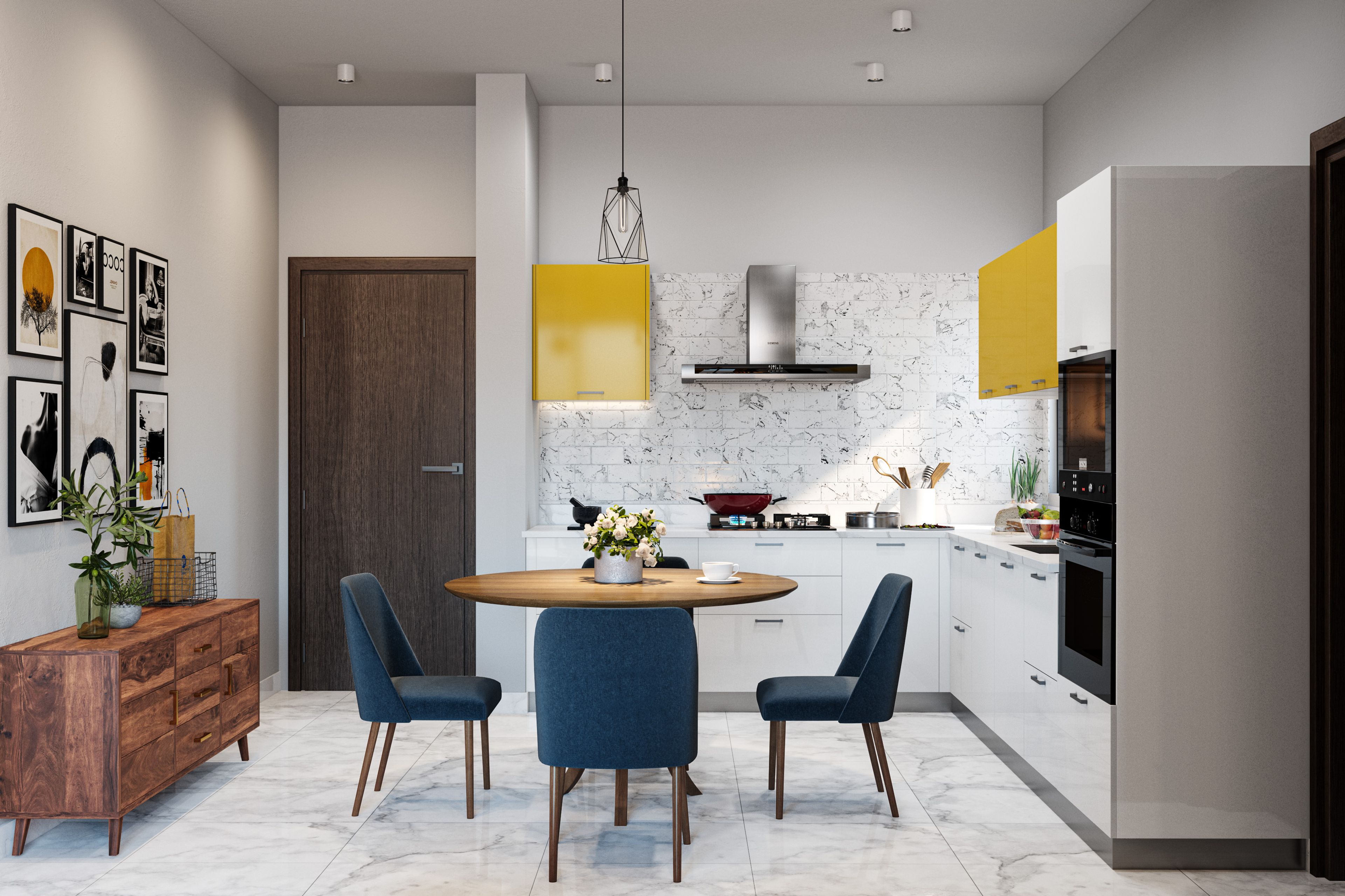 Stylish Kitchen Cum Dining