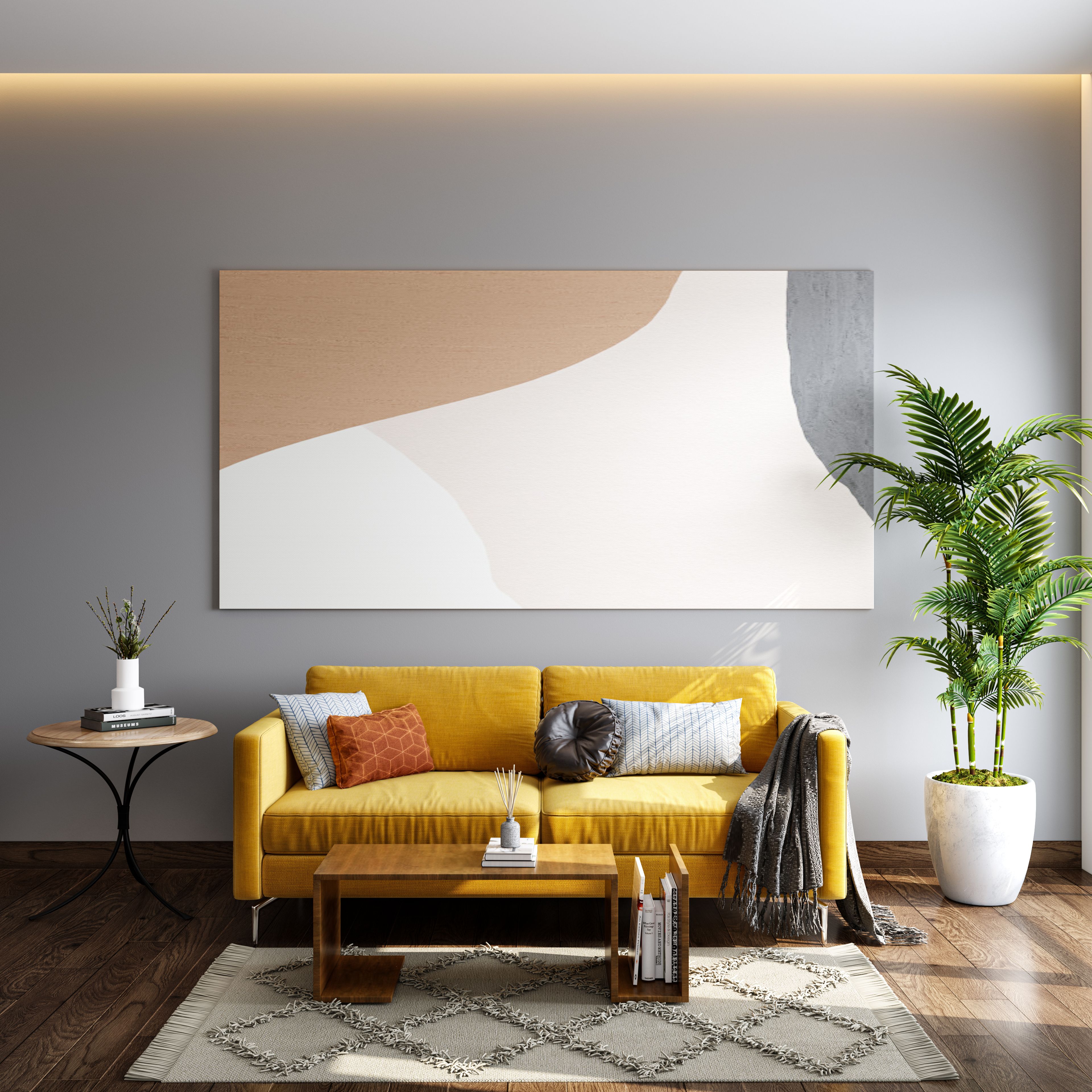 Elegant Living Room Design With Minimal Modern Features