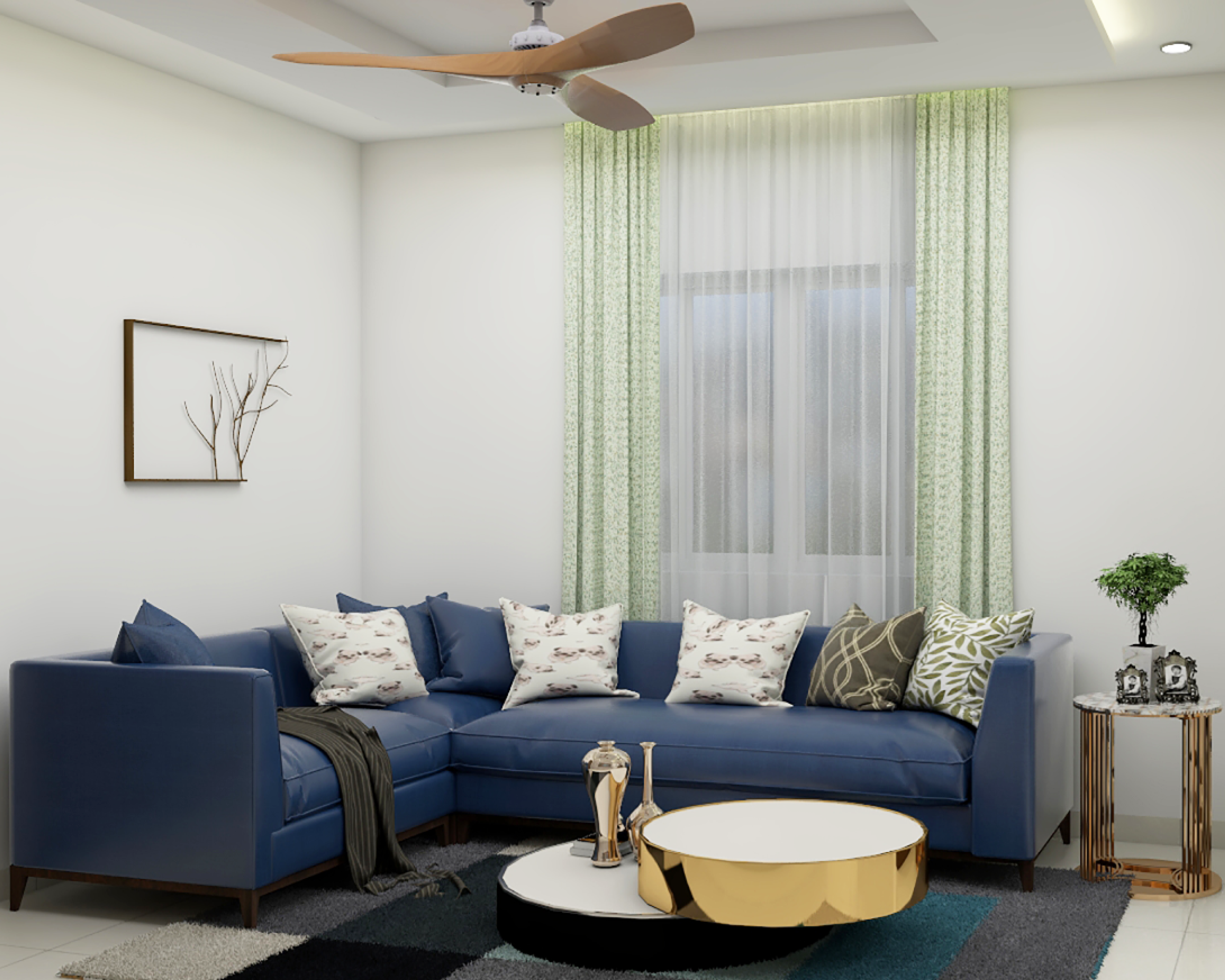 Convenient Modern Style Spacious Living Room