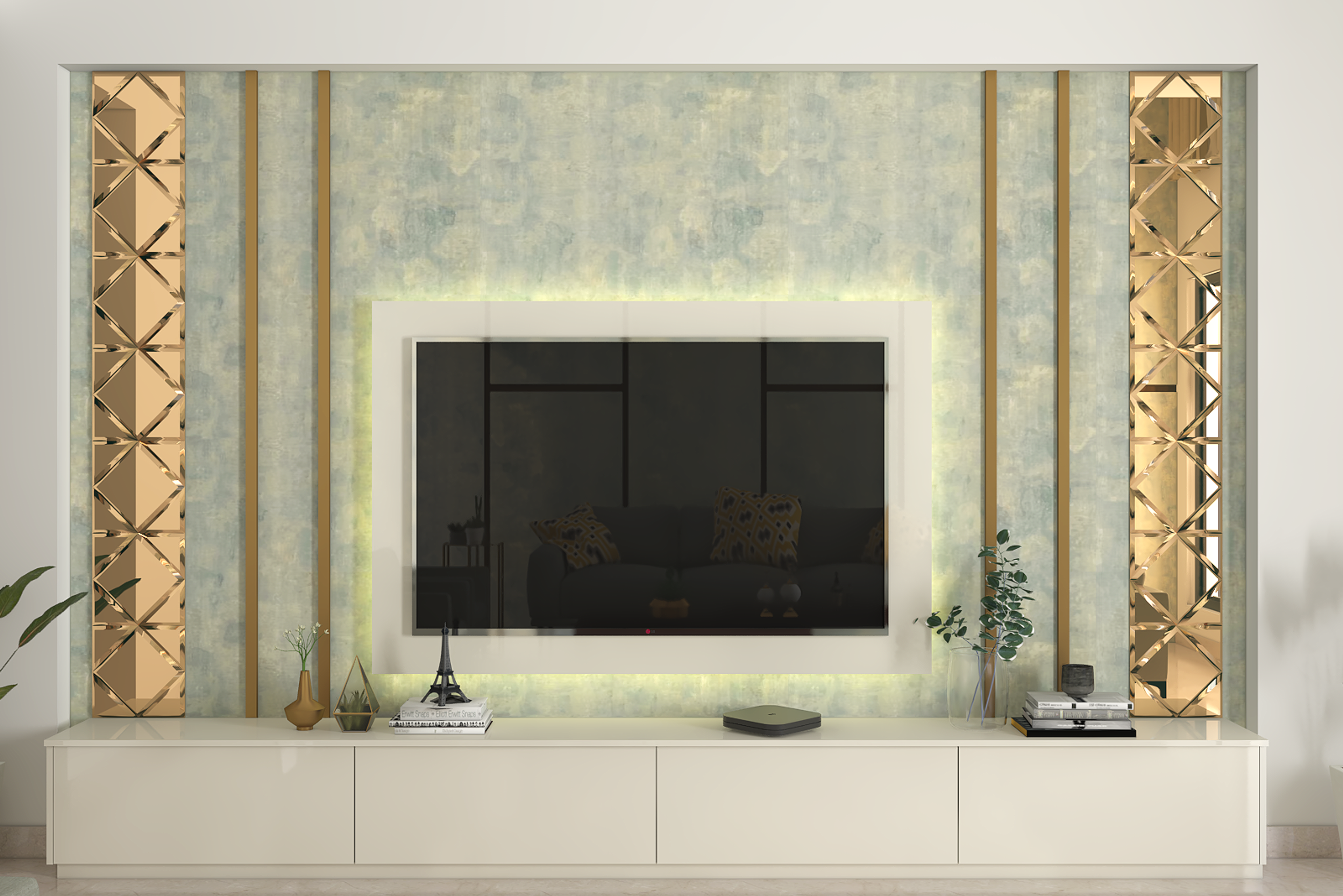 Spacious Modern Low Maintenance Living Room