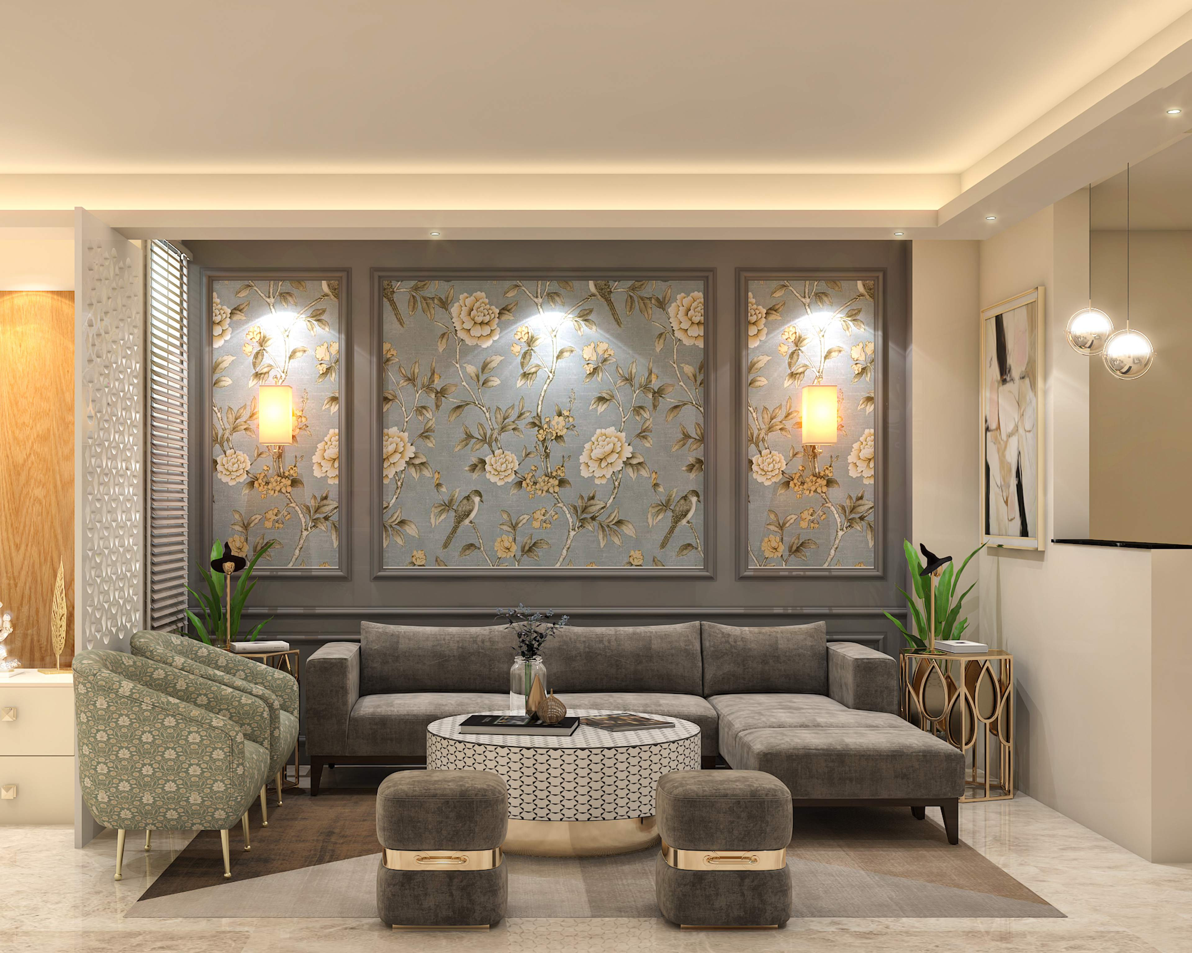 Classic Style Spacious Convenient Living Room