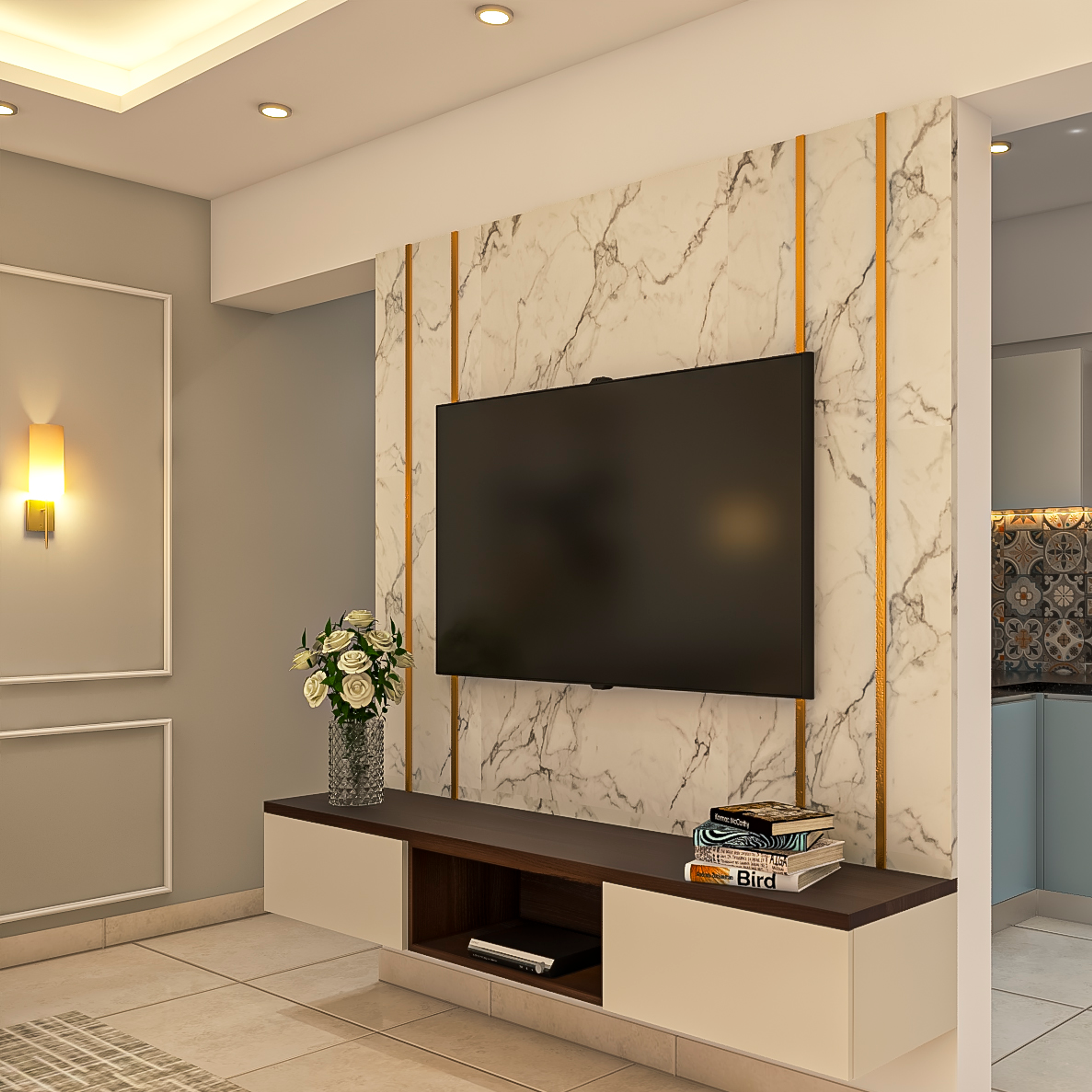 Modern Living Room Design – Livspace