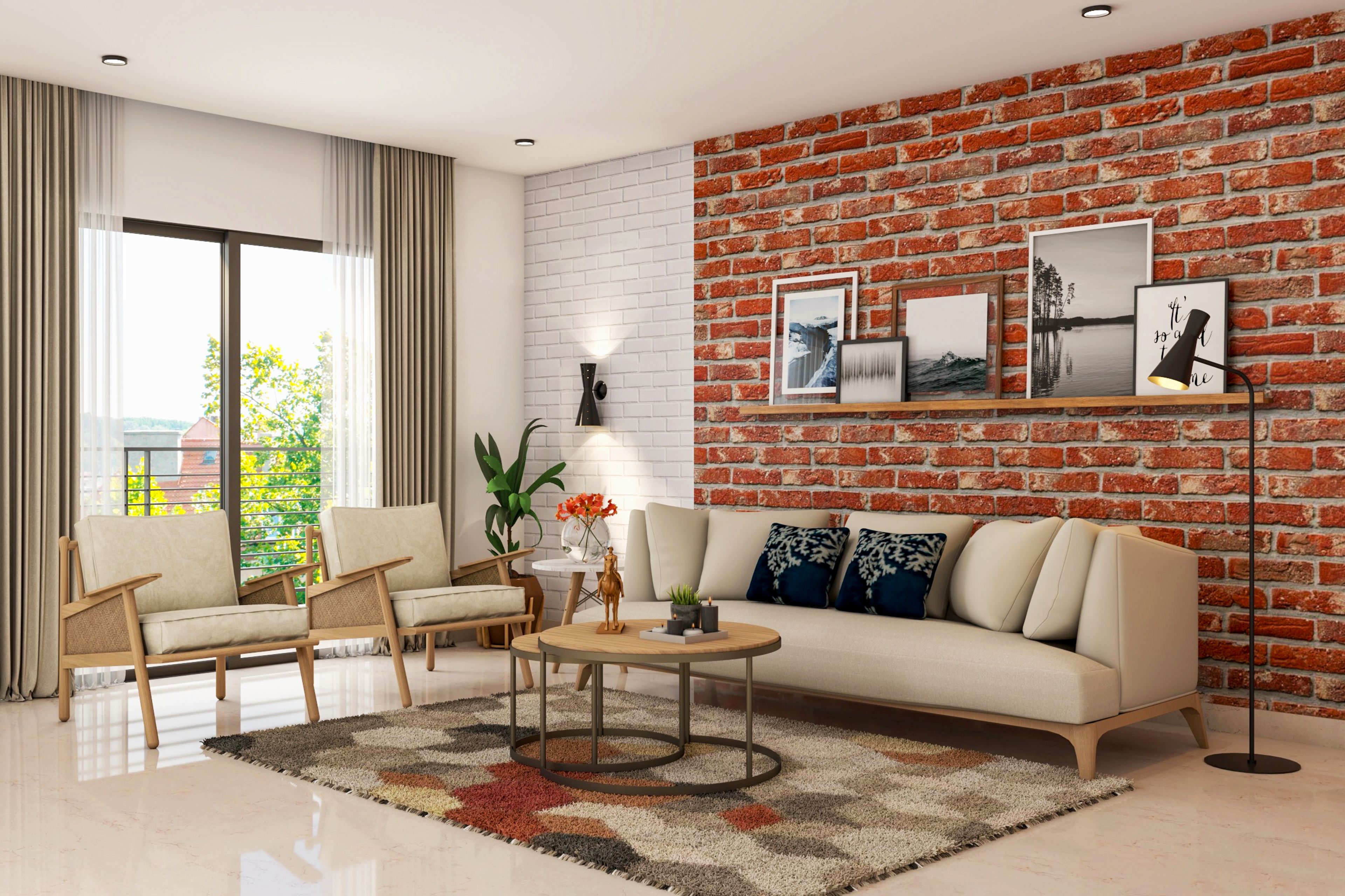 Modern Styled Spacious Convenient Living Room