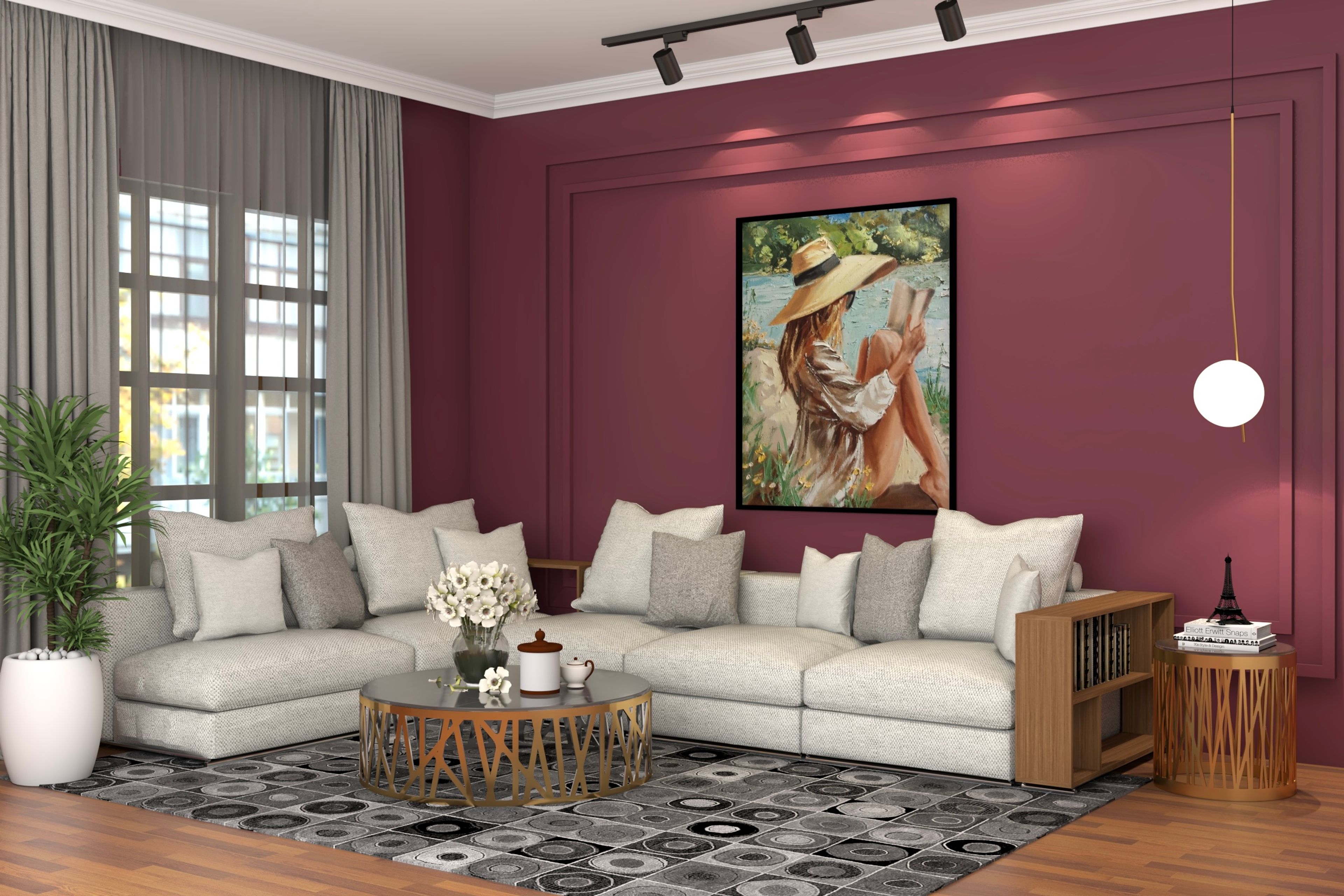 Modern Styled Spacious Convenient Living Room