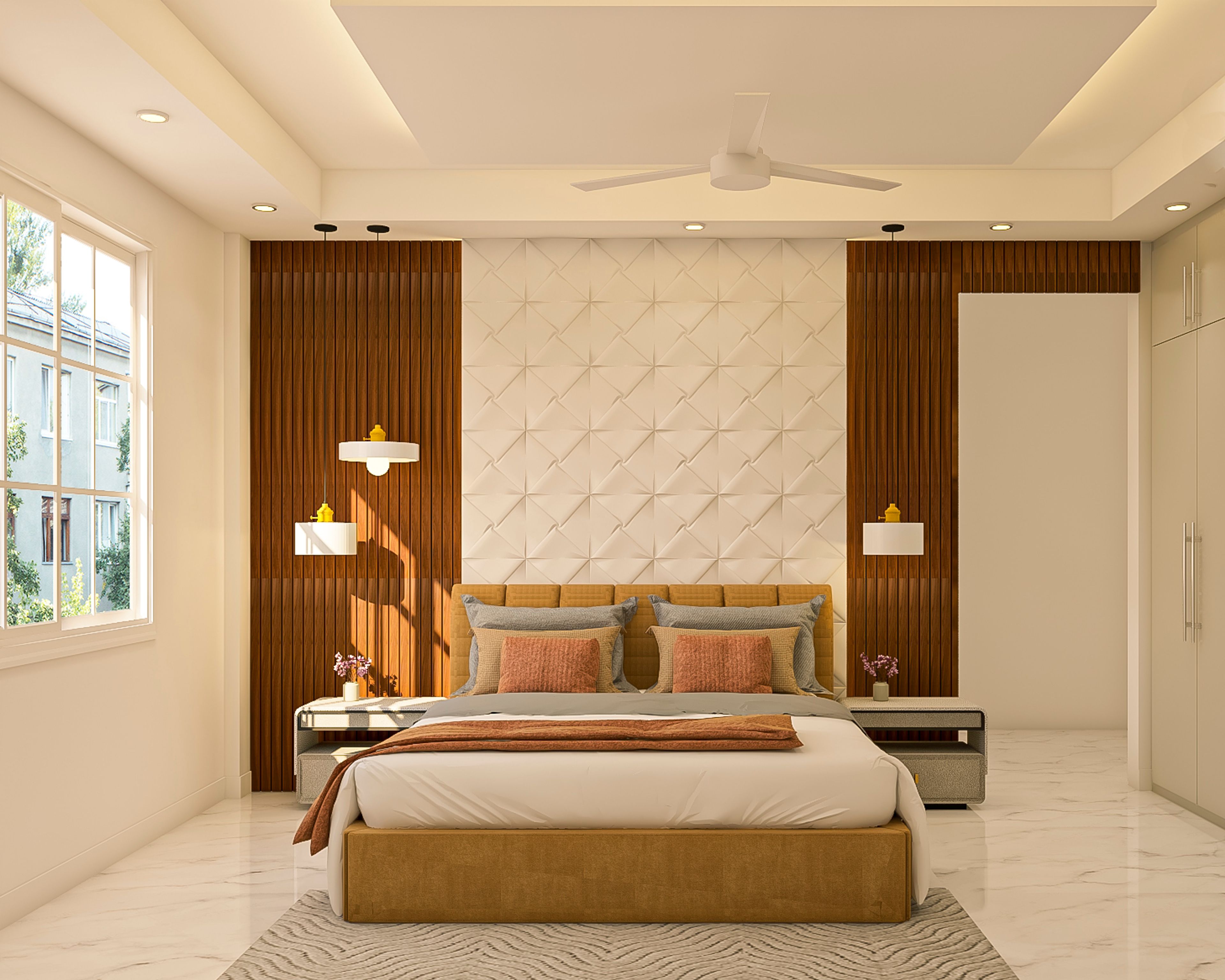 Modern Spacious Master Room Designed For Convenience