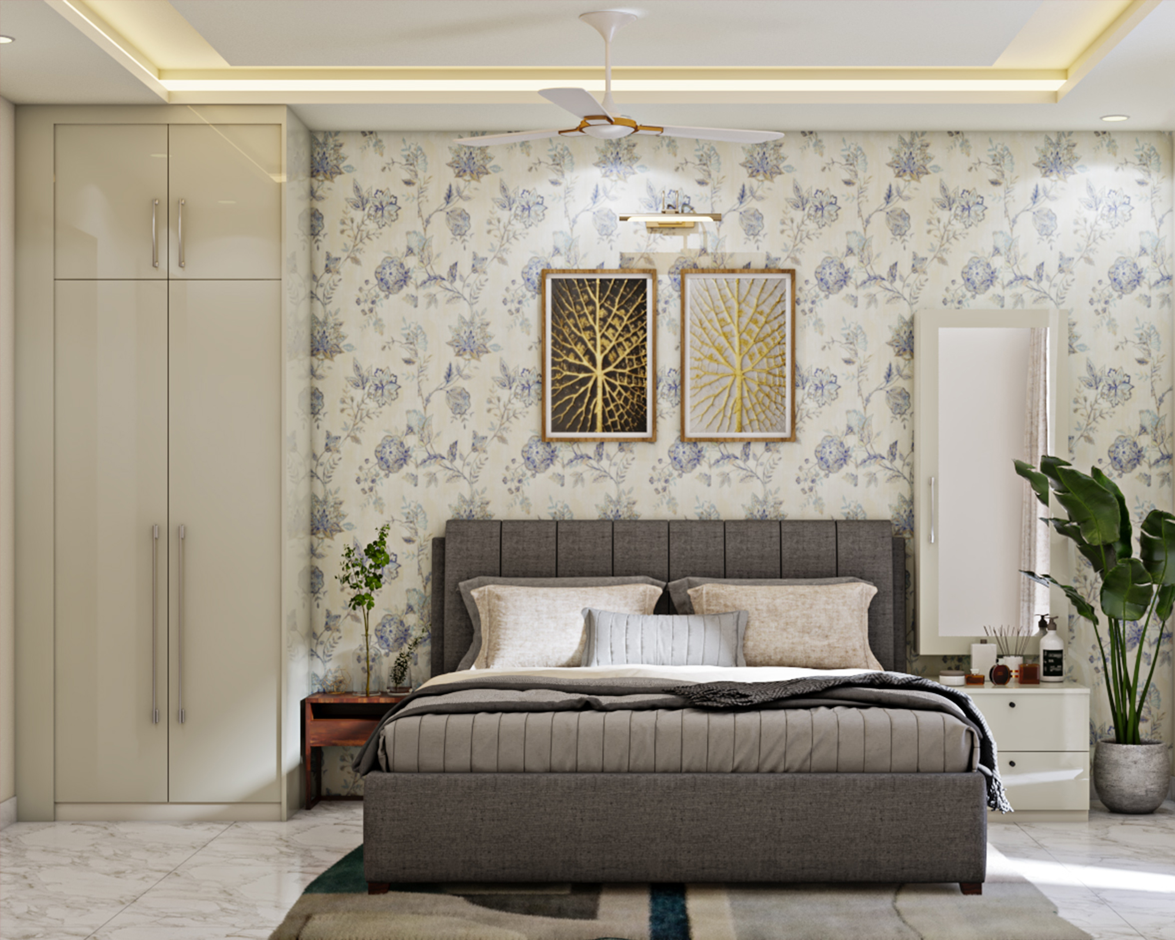 Compact Master Bedroom - Livspace