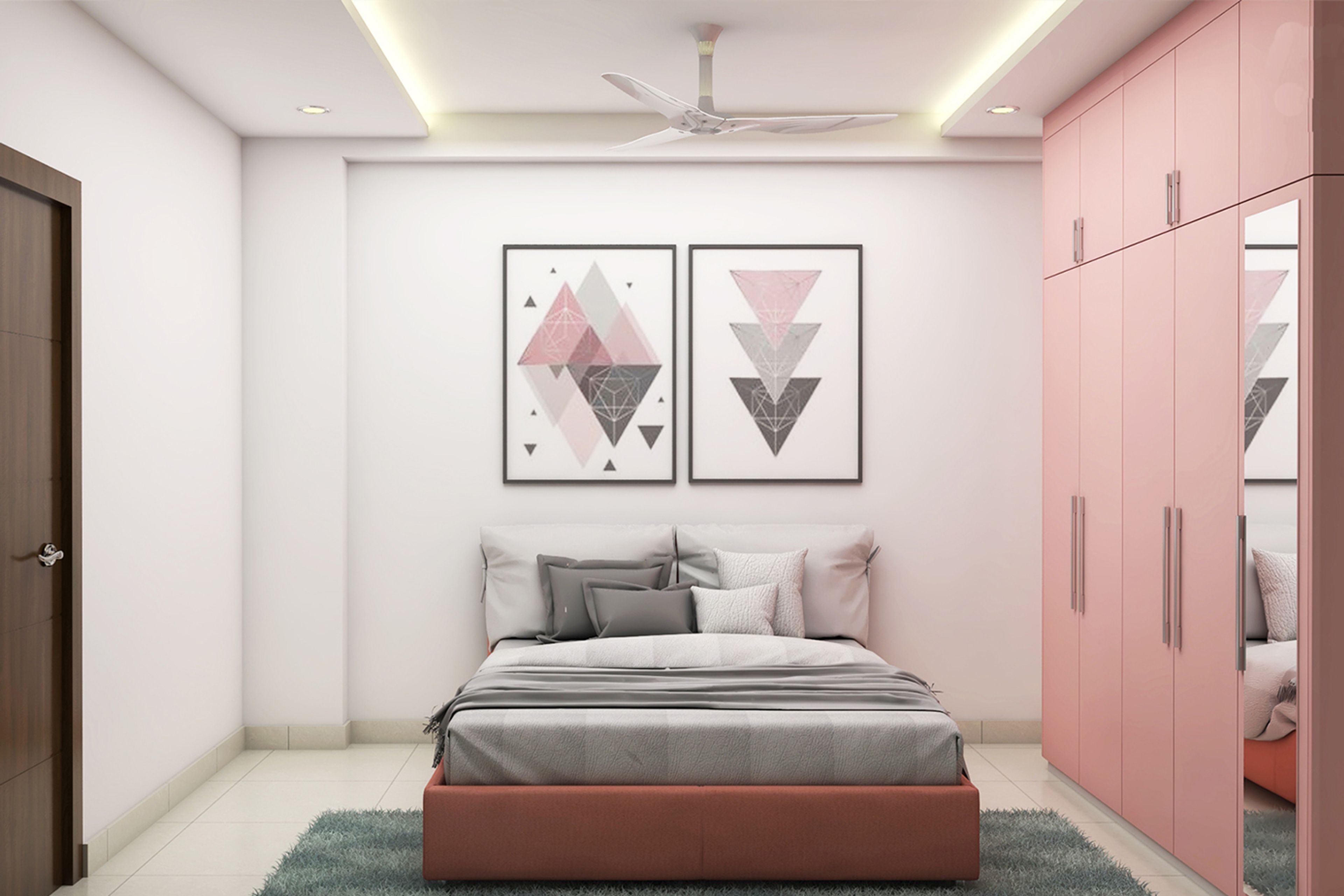 Shabby Chic Themed Spacious Master Bedroom