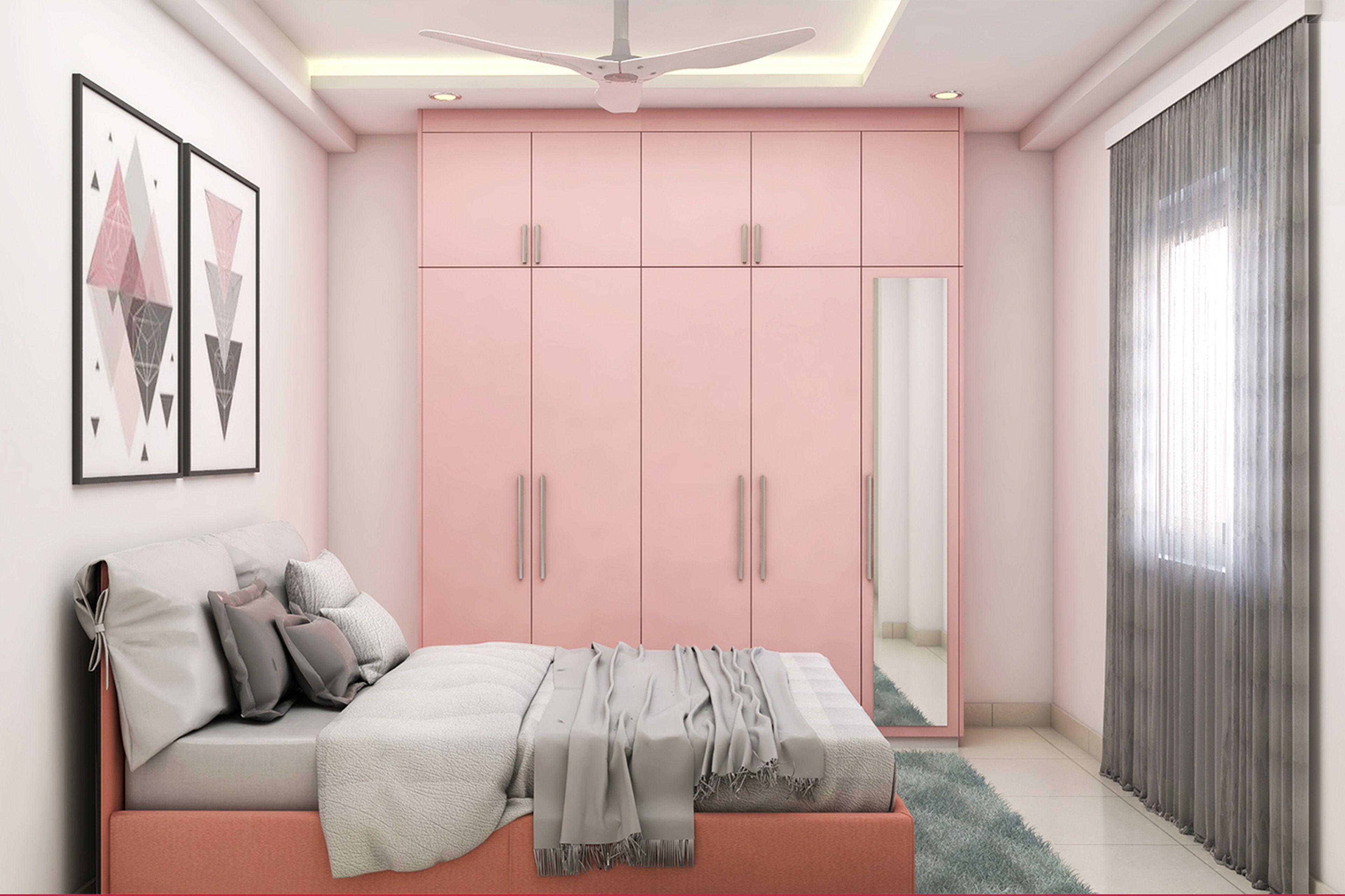 Shabby Chic Master Bedroom - Livspace