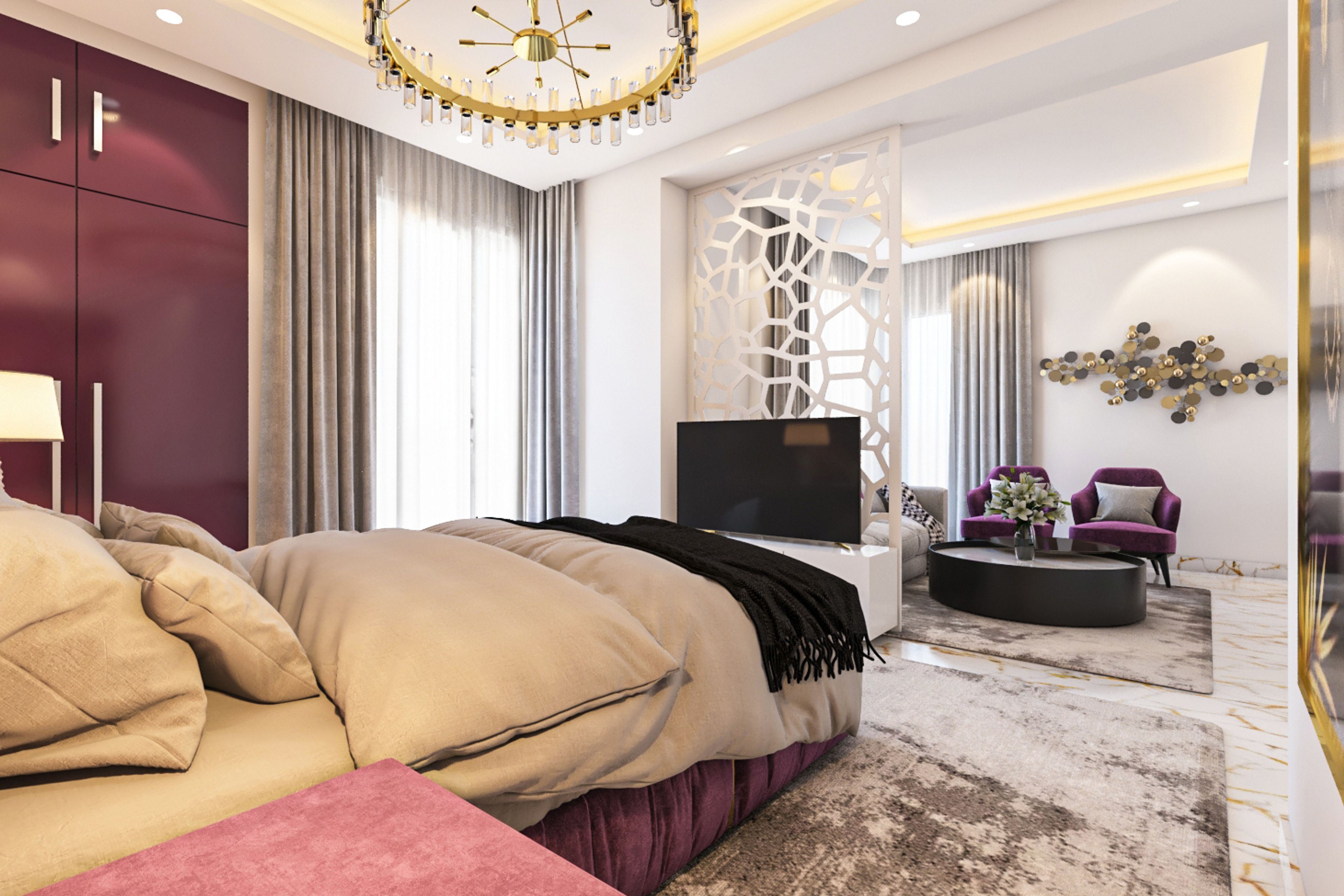 Classic Style Master Bedroom Livspace