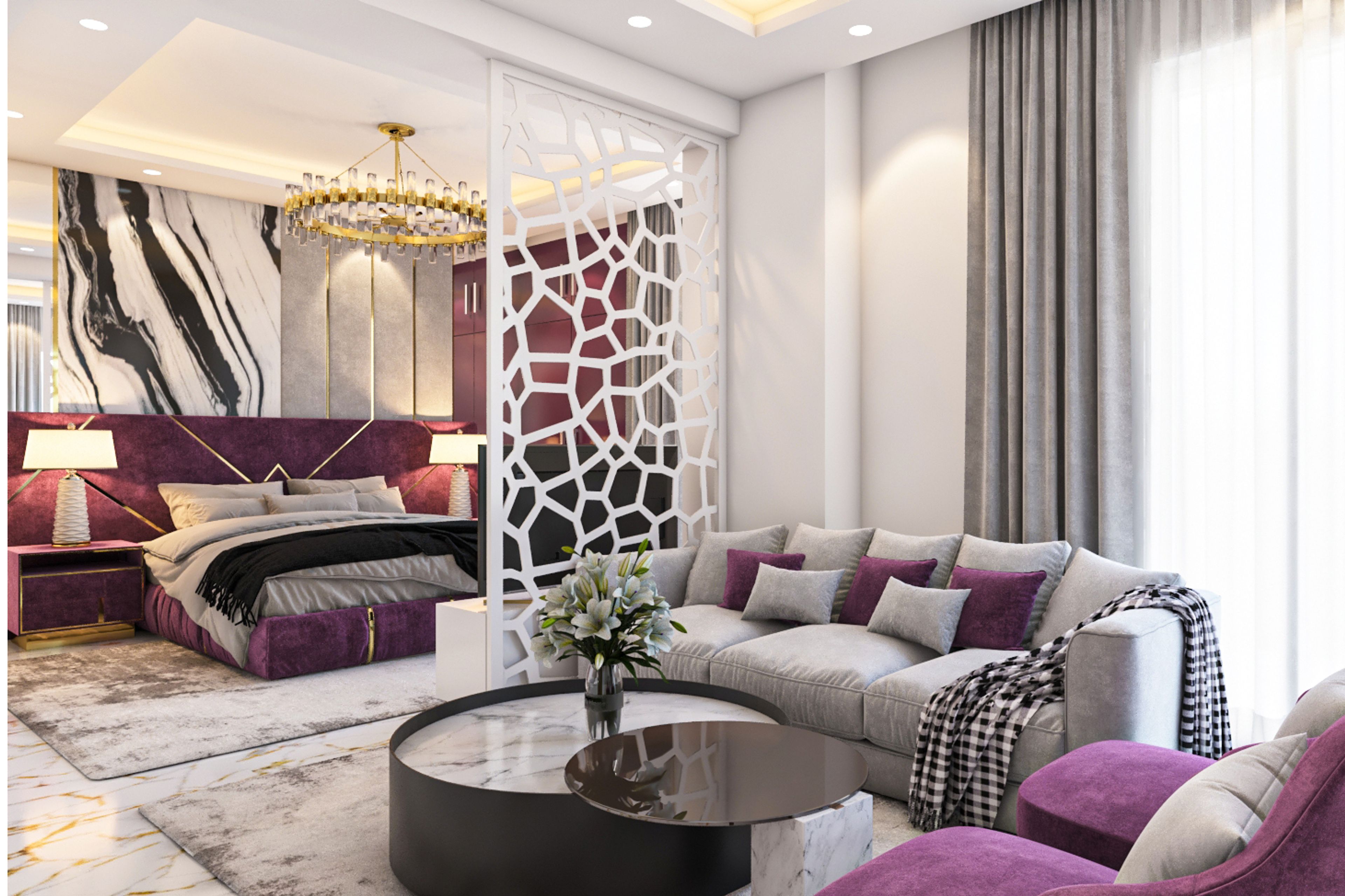 Classic Style Master Bedroom Livspace