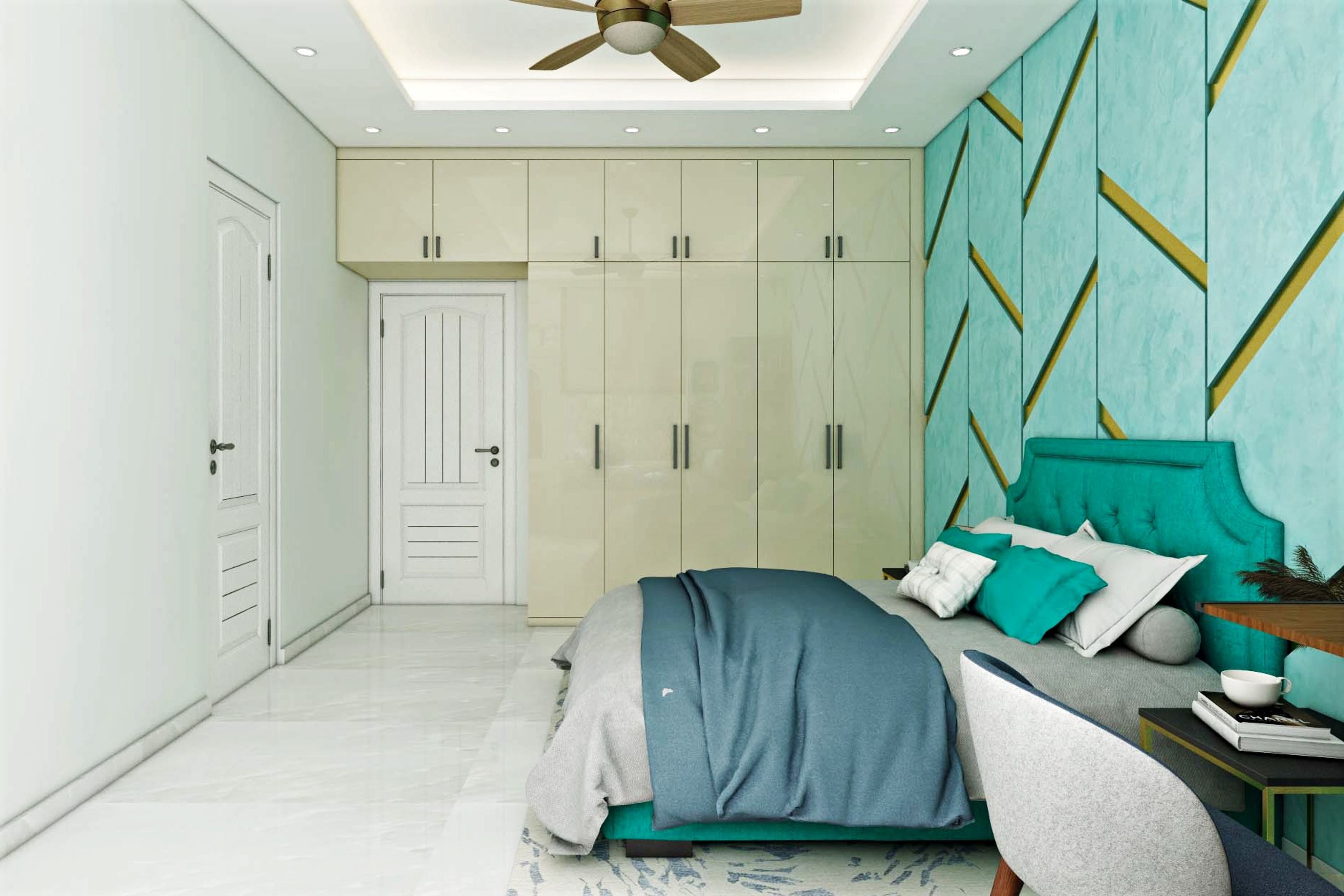 Eclectic Master Bedroom Design – Livspace