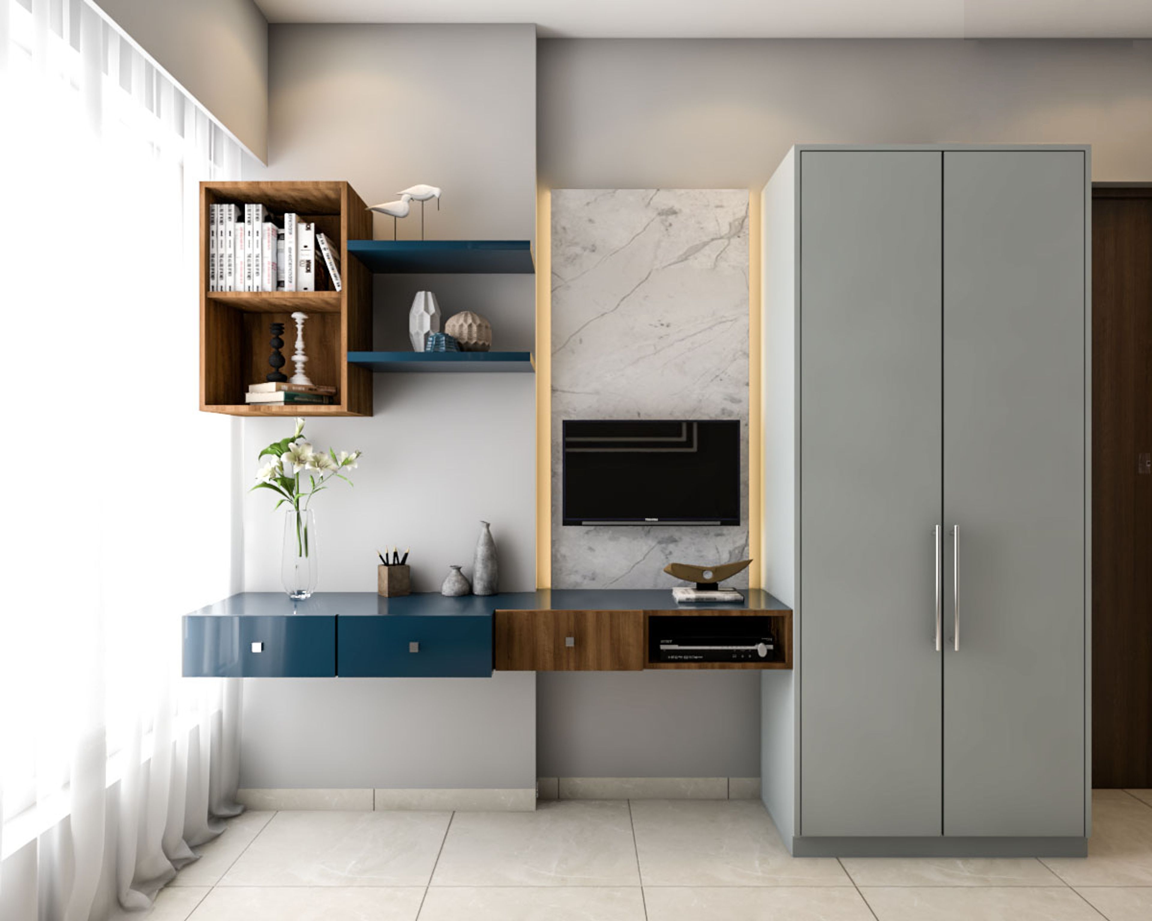 Modern Master Bedroom - Livspace