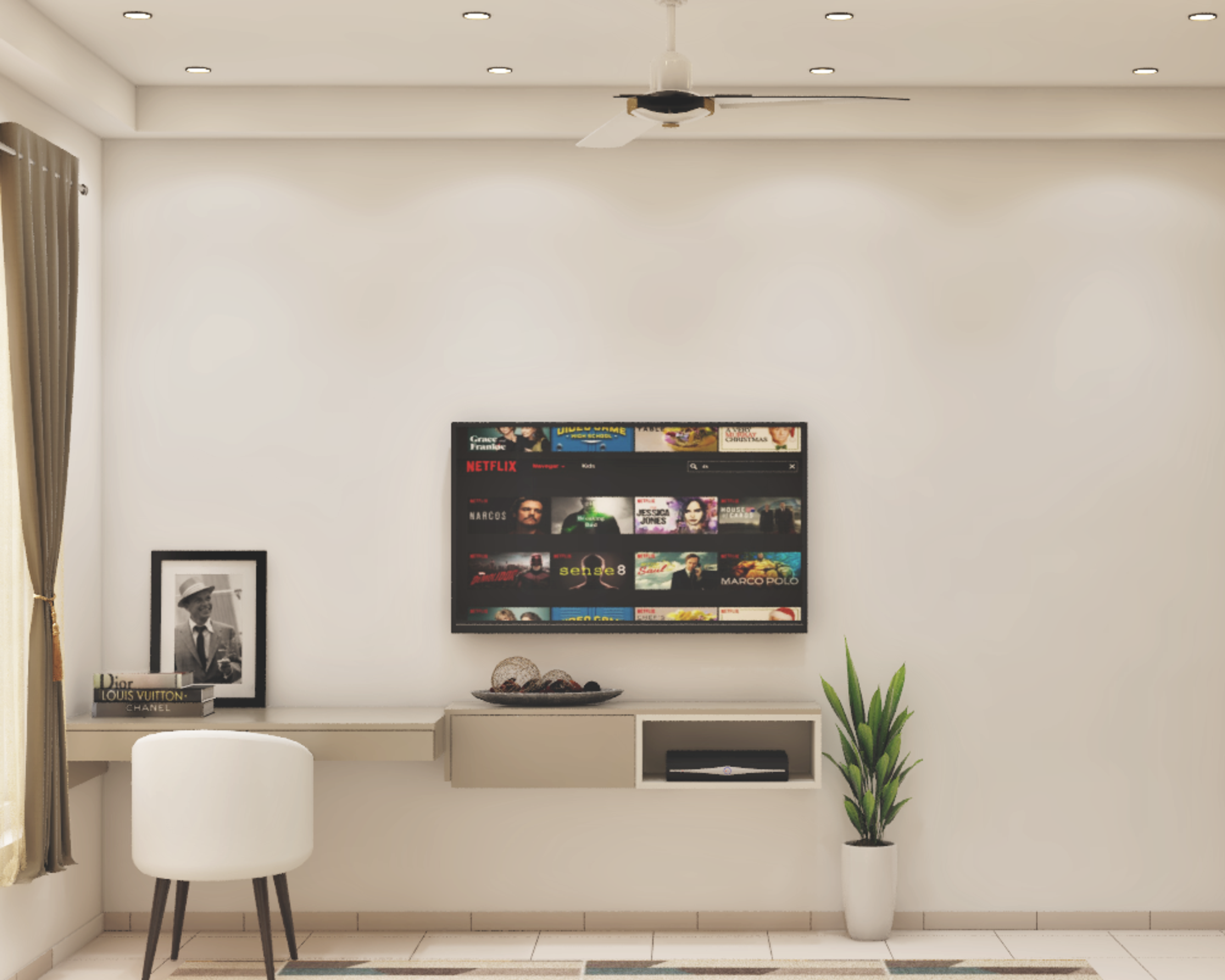 Contemporary Master Bedroom - Livspace