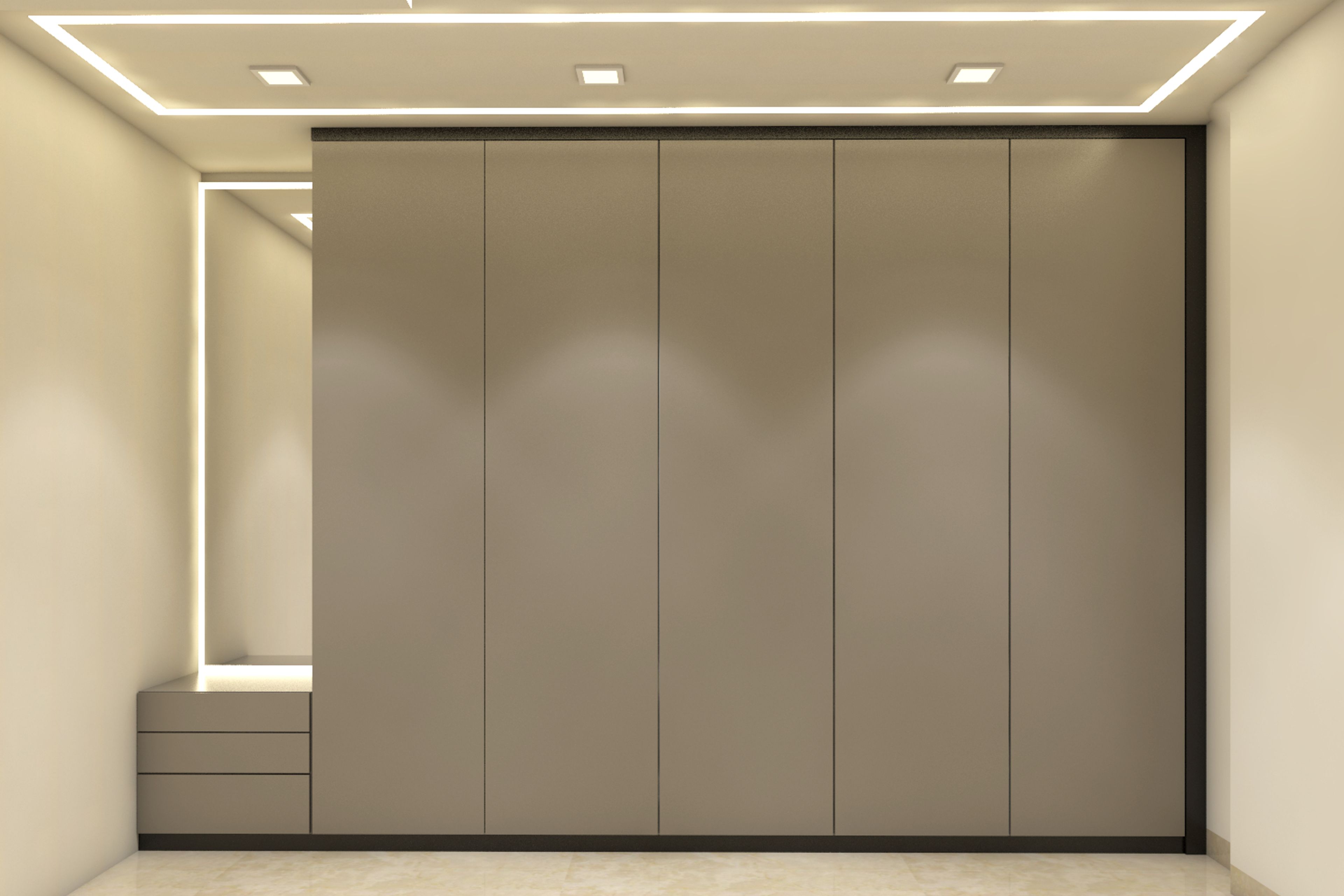 Contemporary Master Bedroom - Livspace