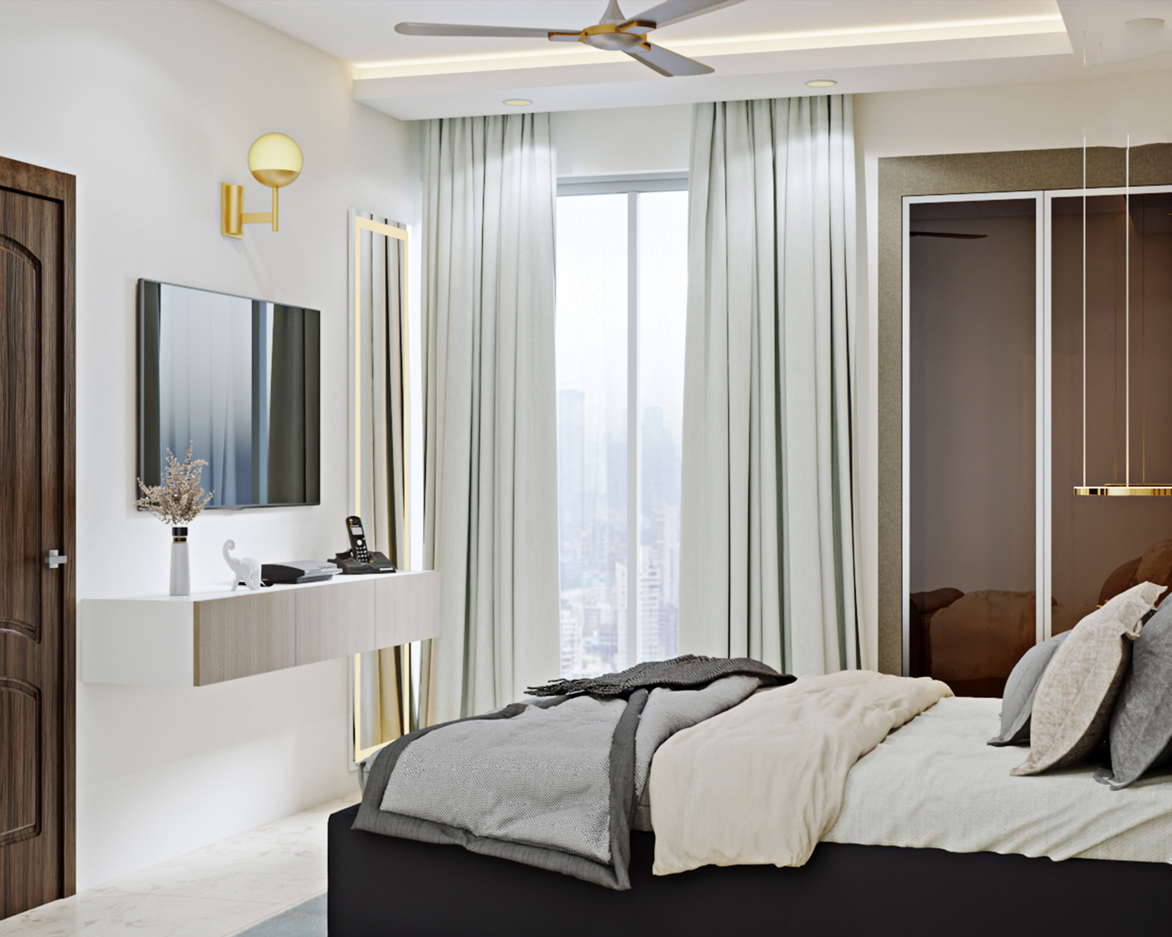 Modern Master Bedroom Design – Livspace