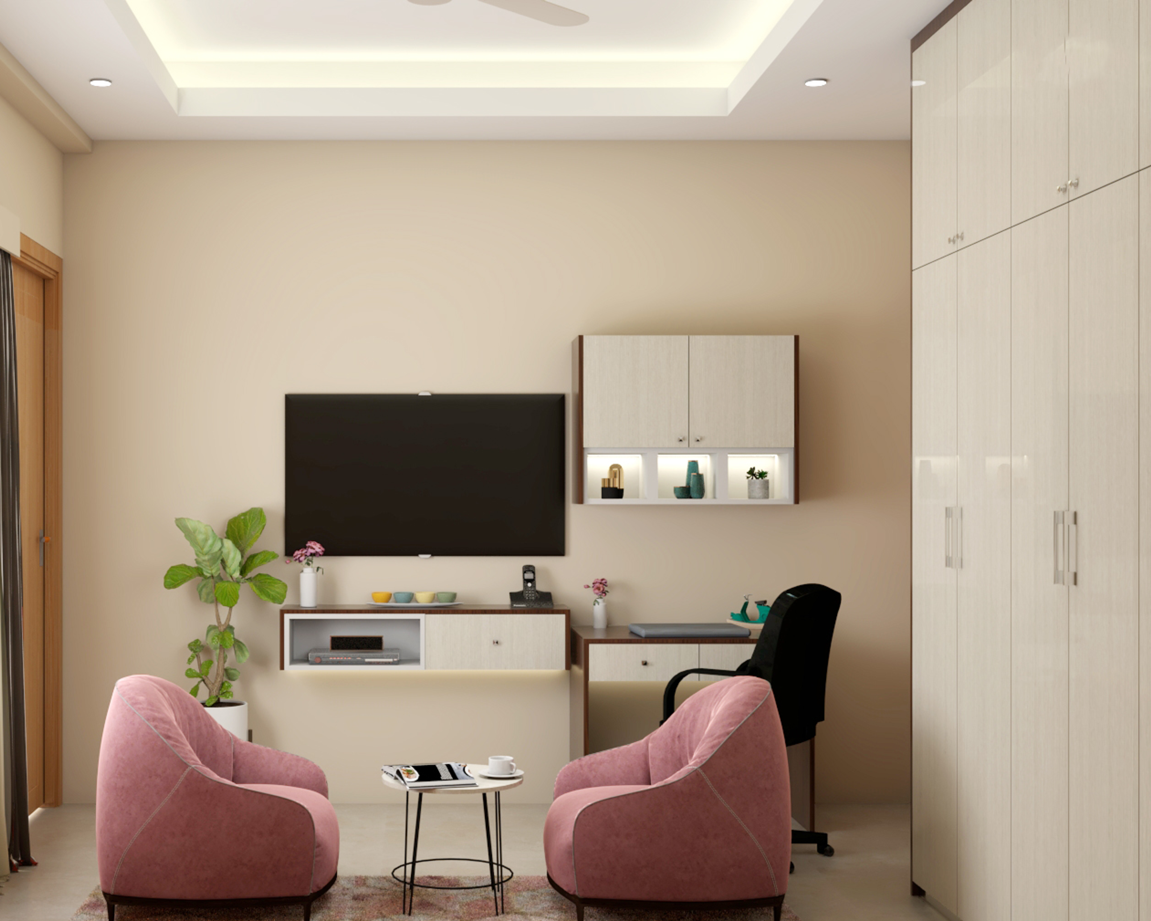 Modern Master Bedroom - Livspace