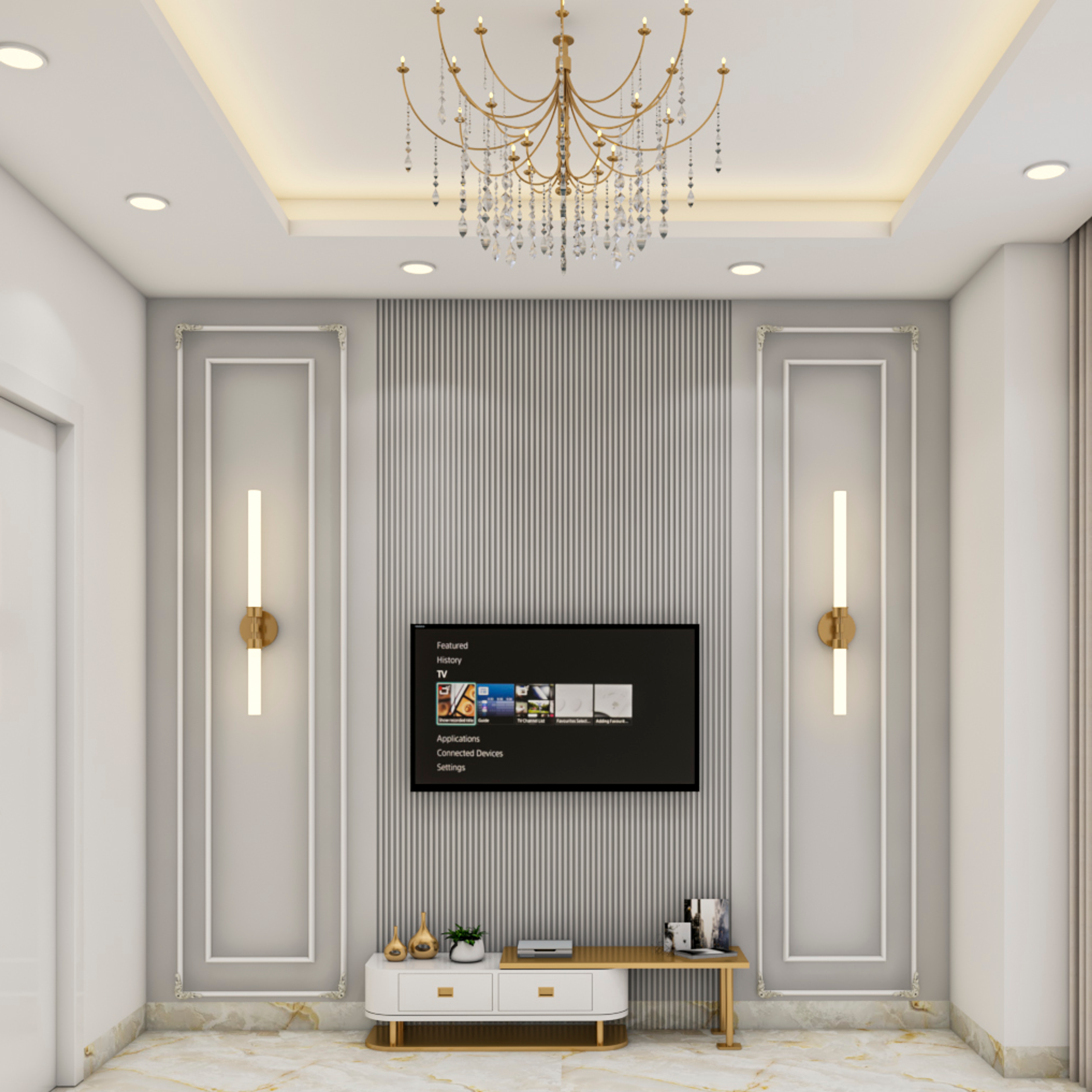 Classic Master Bedroom -Livspace