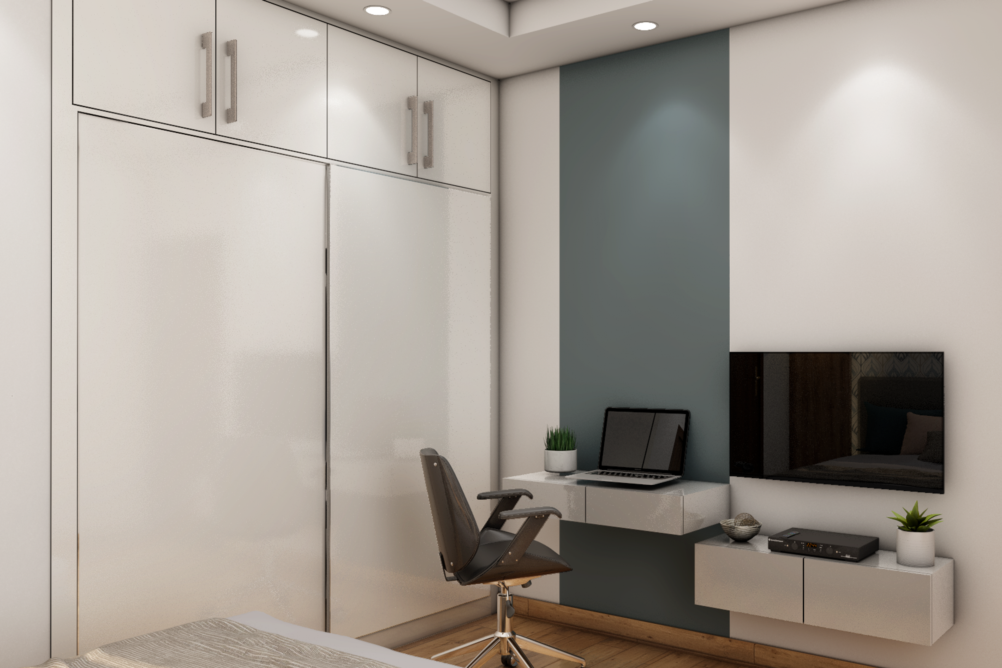 Modern Style Master Bedroom - Livspace