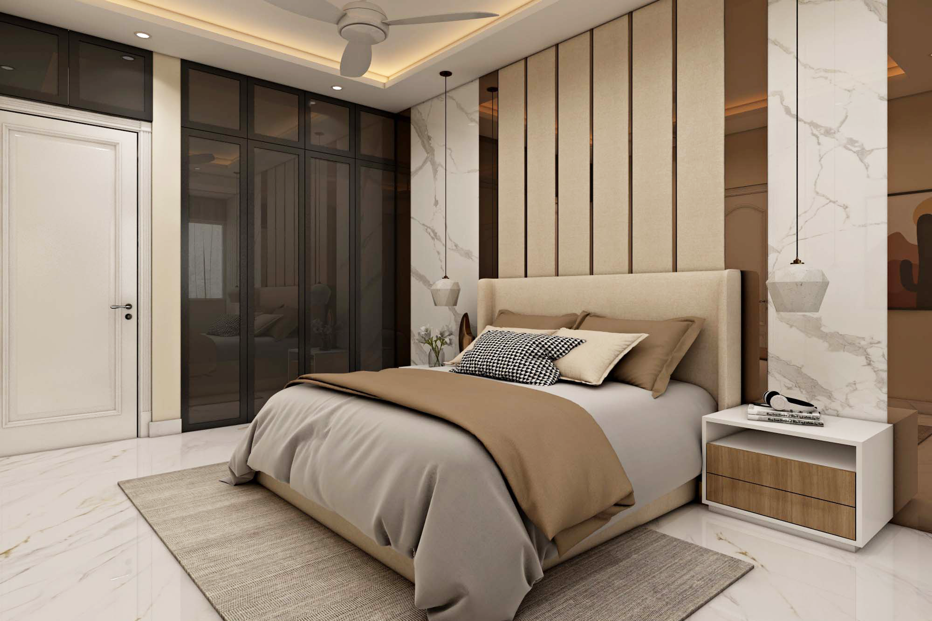 Modern Style Master Bedroom - Livspace