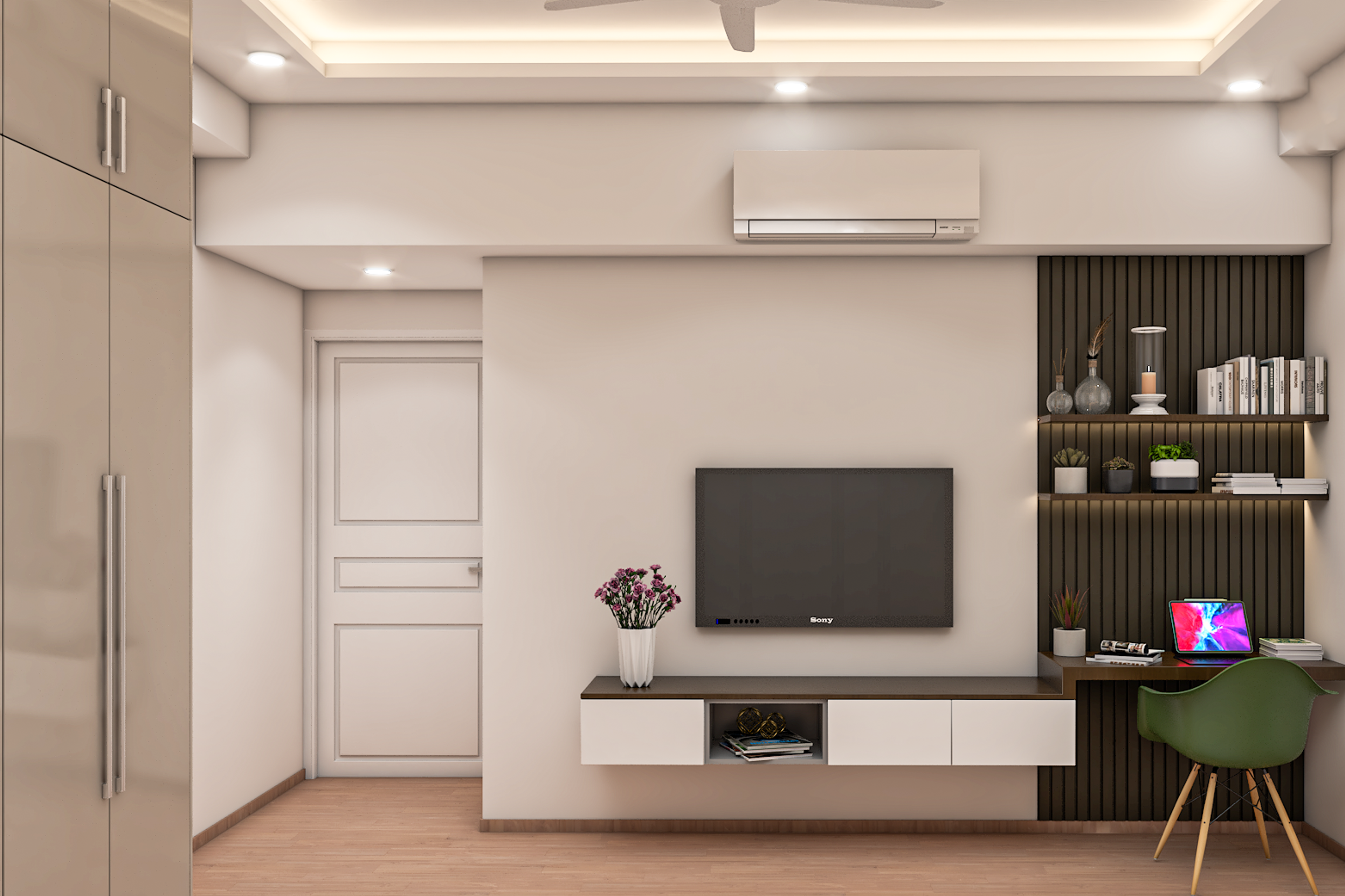 Modern Style Master Bedroom - Livspace