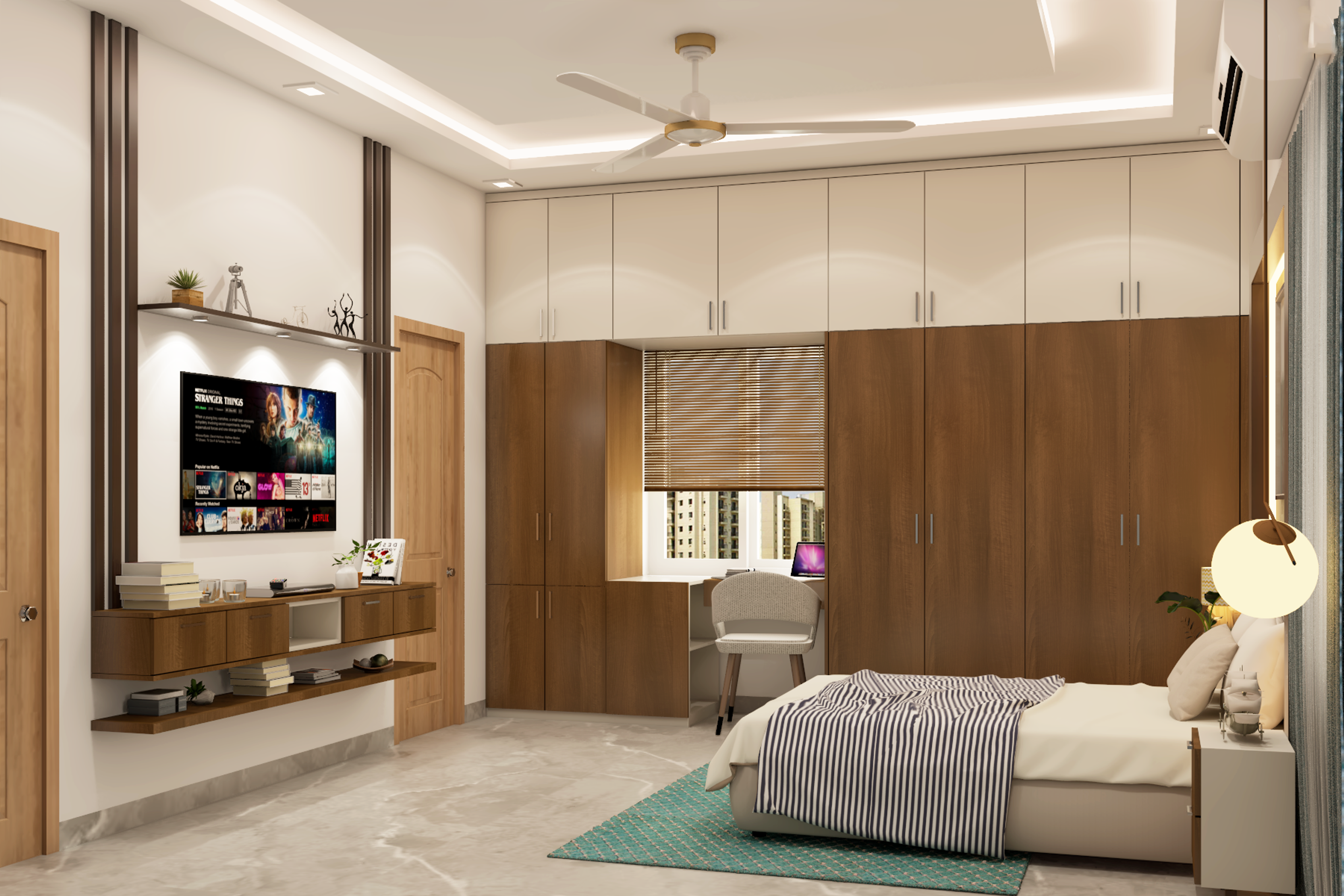 Modern Master Bedroom - Livspace