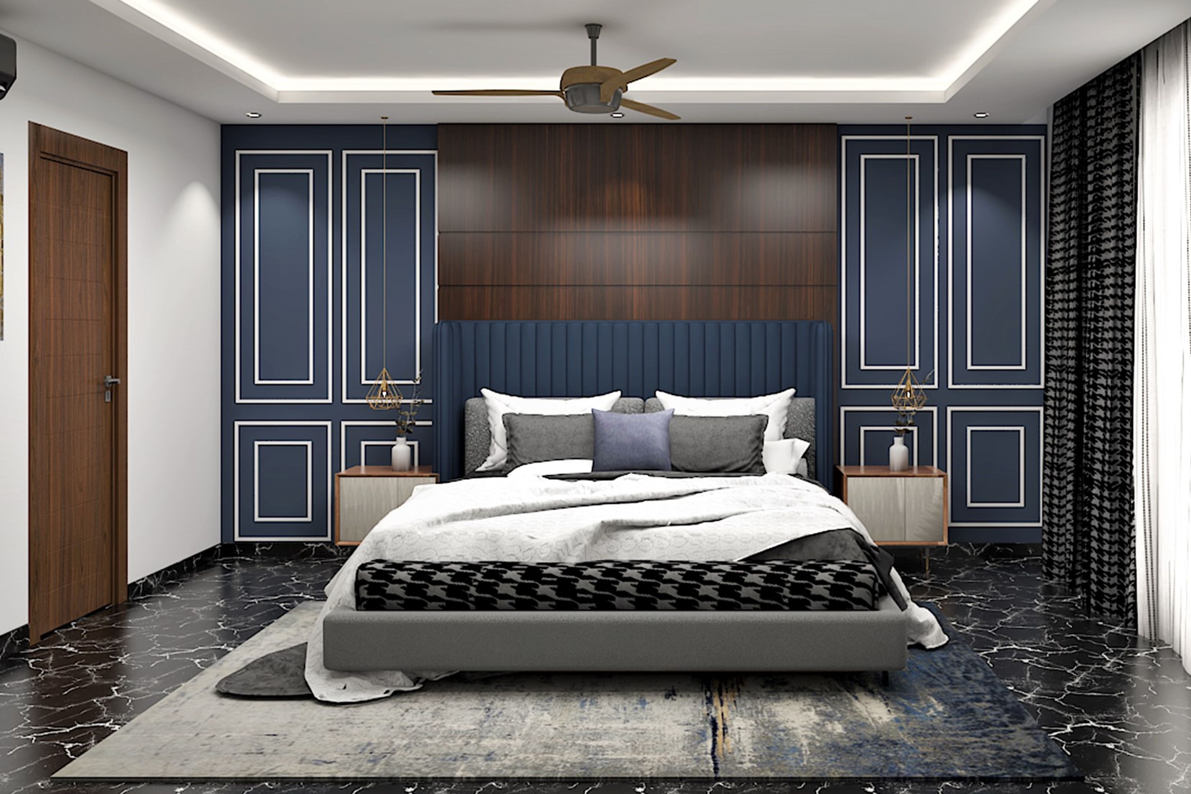 Spacious Classic Style Convenient Master Bedroom