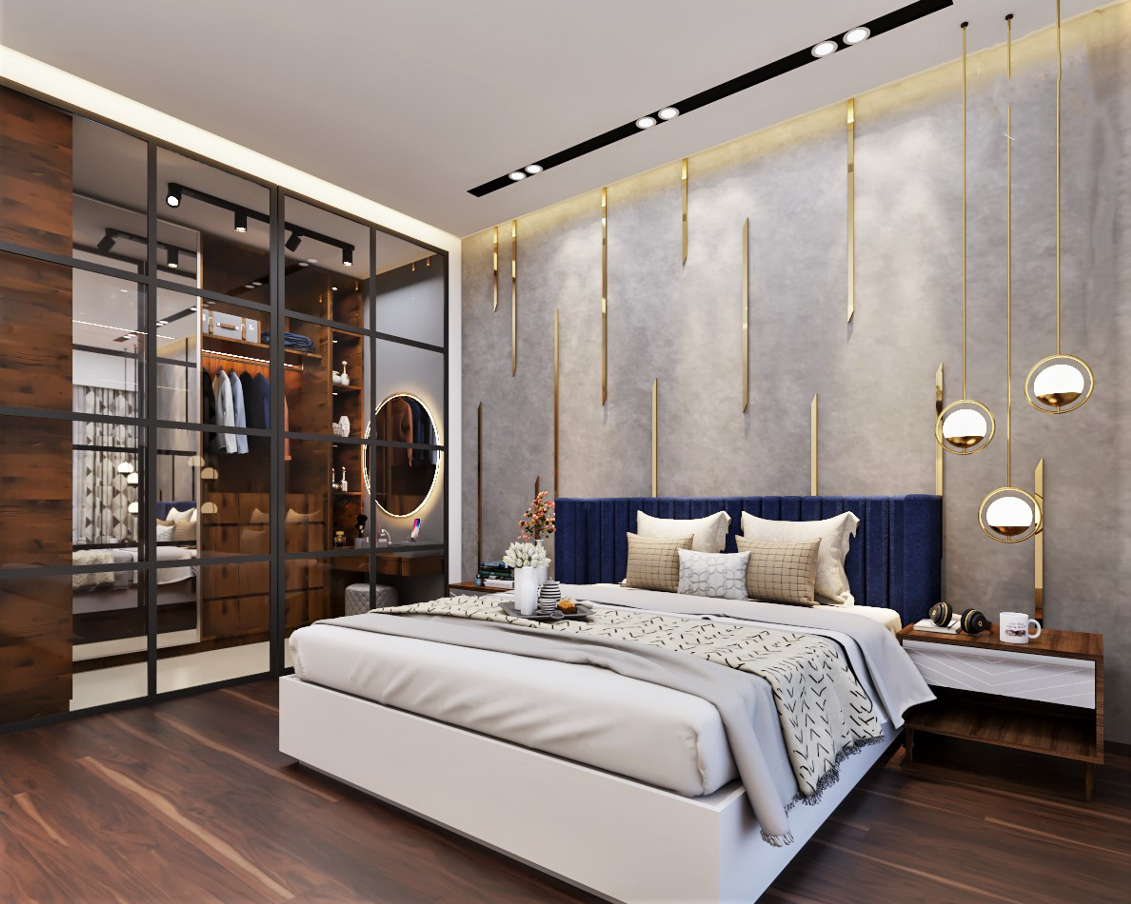 Rustic Master Bedroom-Livspace