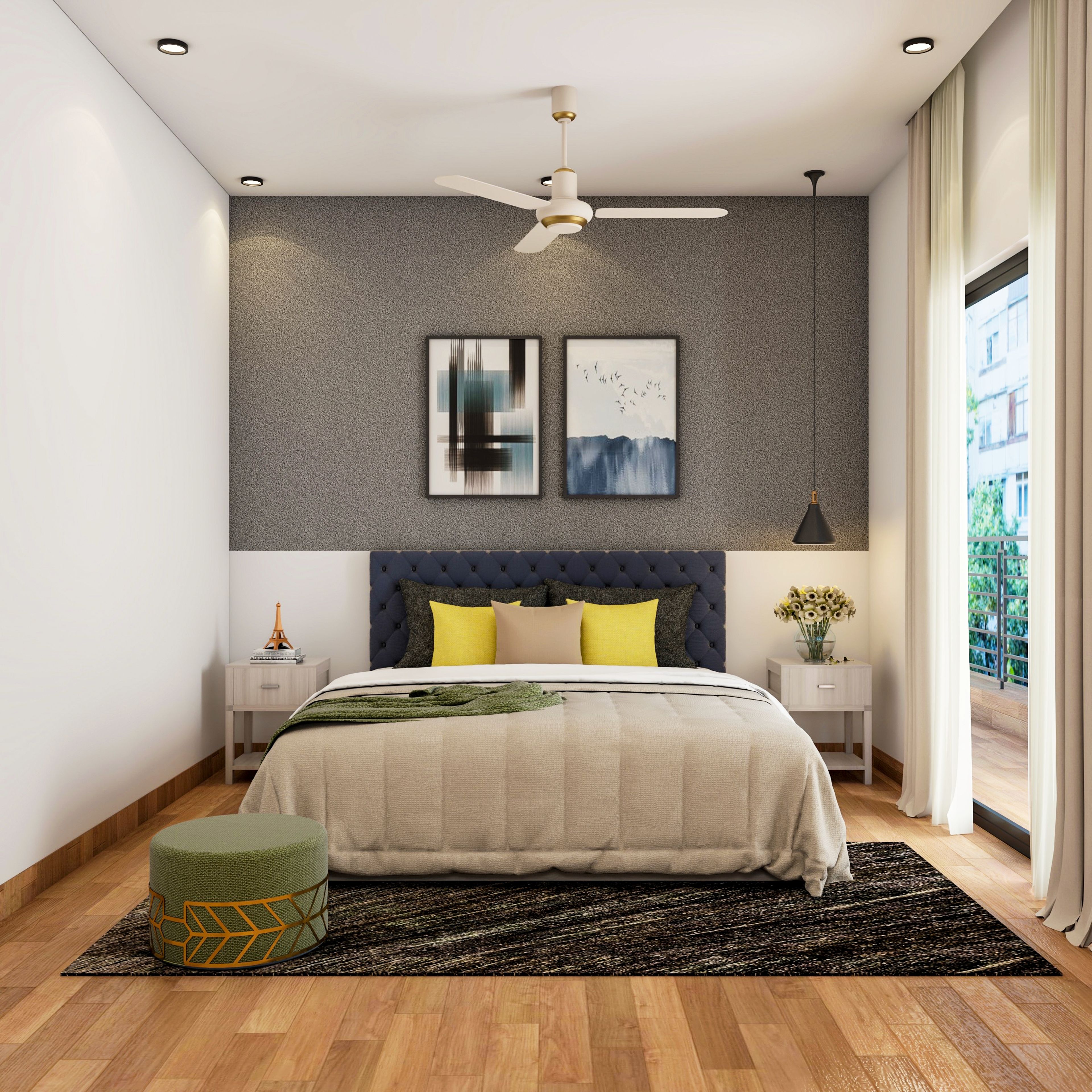 Modern Master Bedroom - Livspace