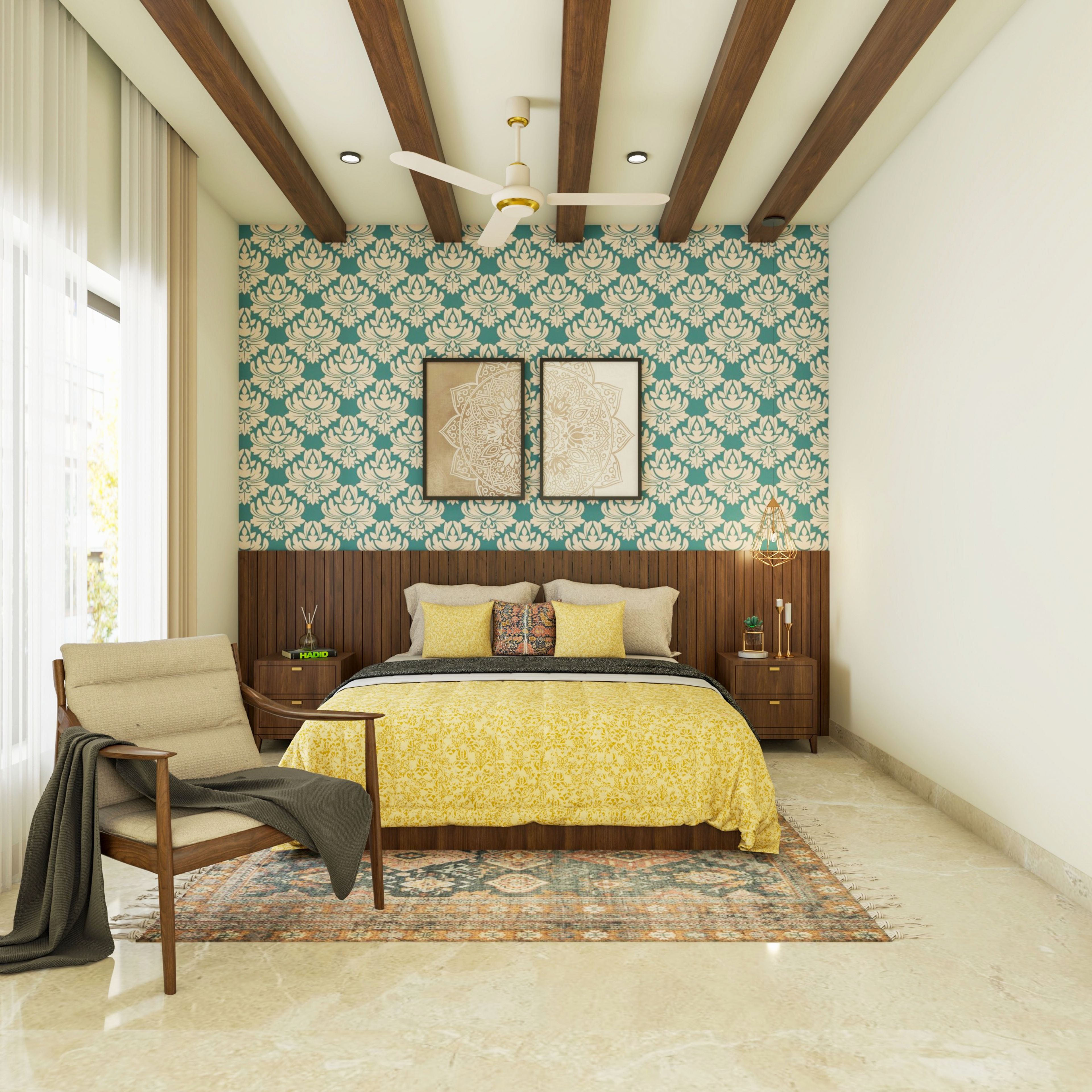 Traditional Master Bedroom - Livspace