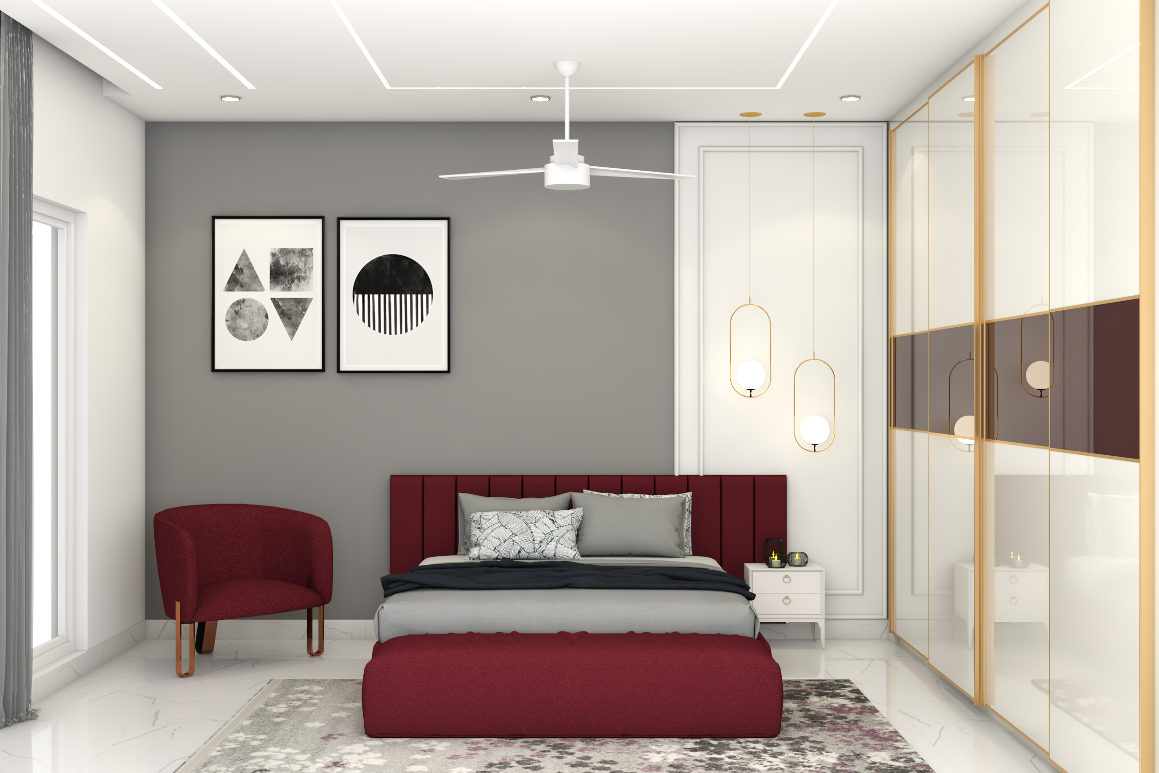 Spacious Master Bedroom - Livspace