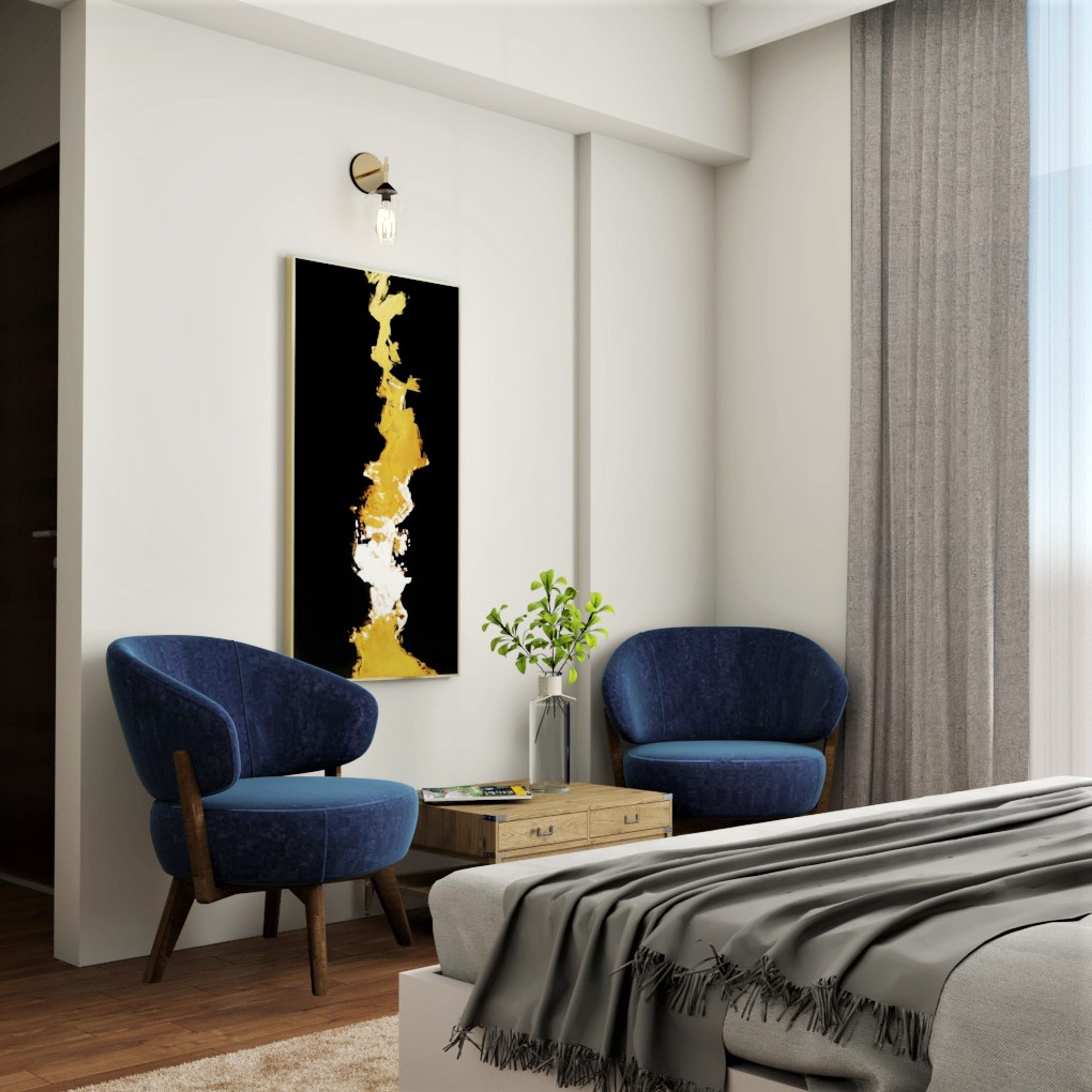 Modern Master Bedroom - Livspace