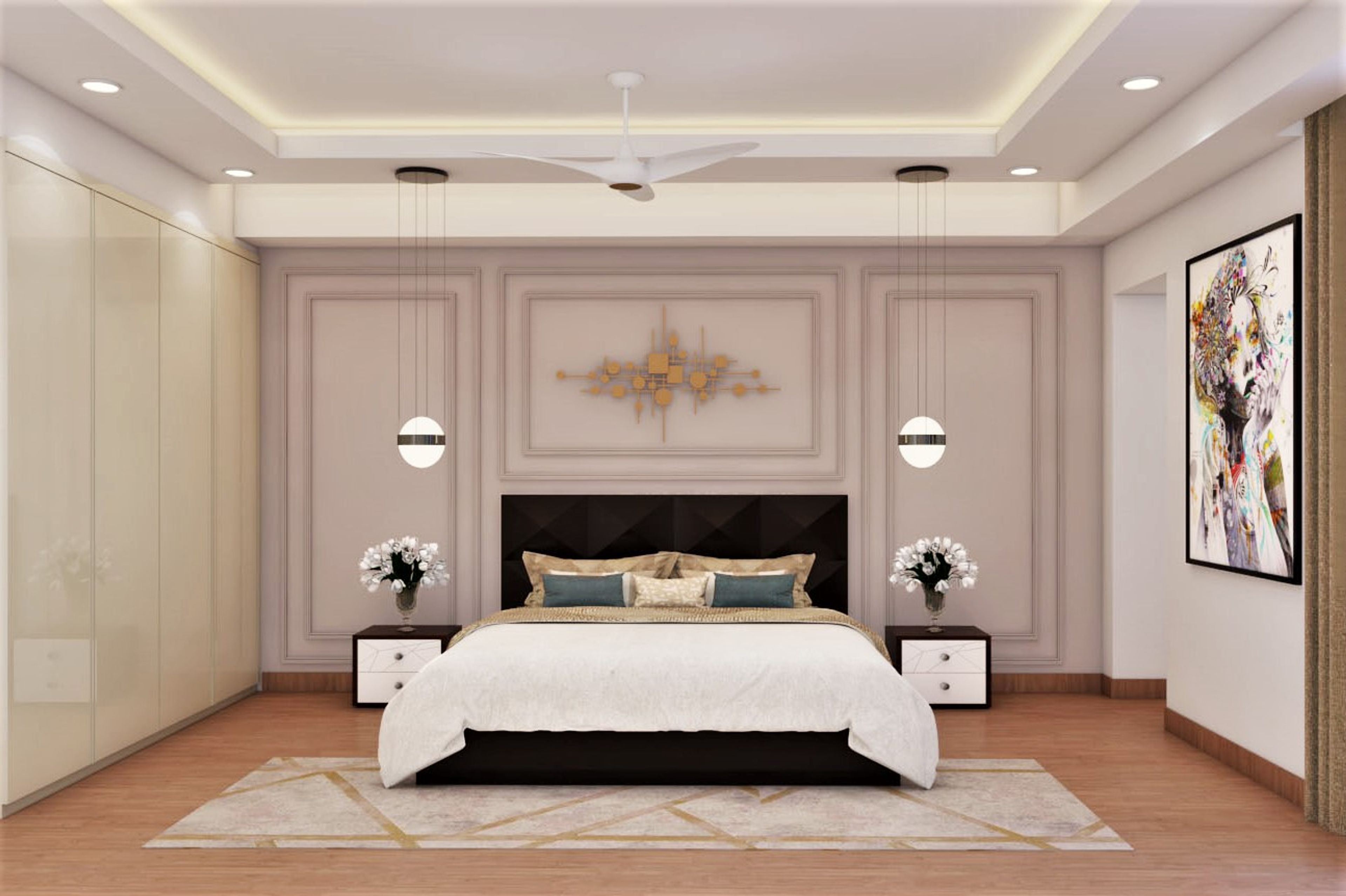 Modern Style Spacious Master Bedroom