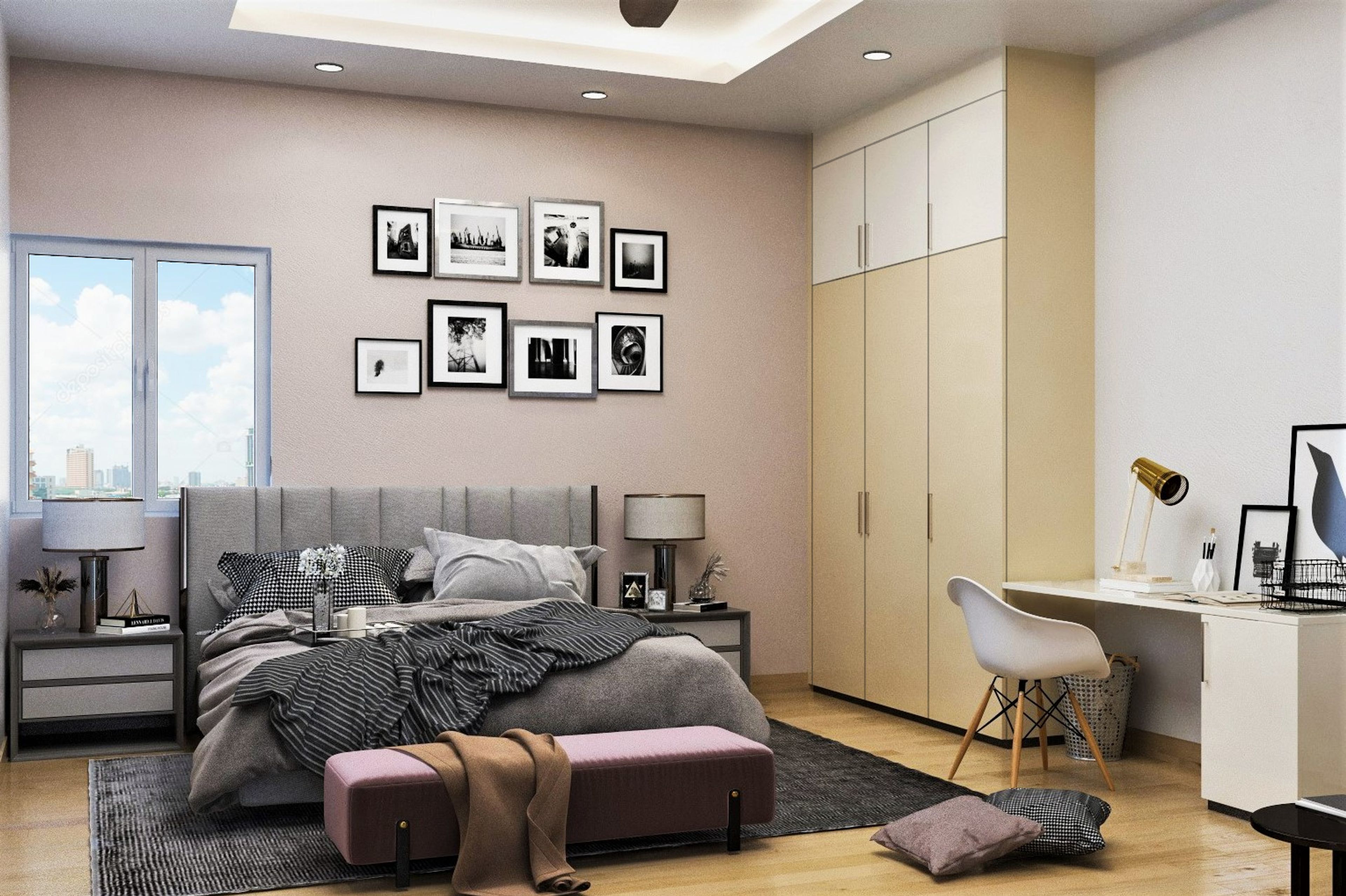 Modern Master Bedroom Design – Livspace