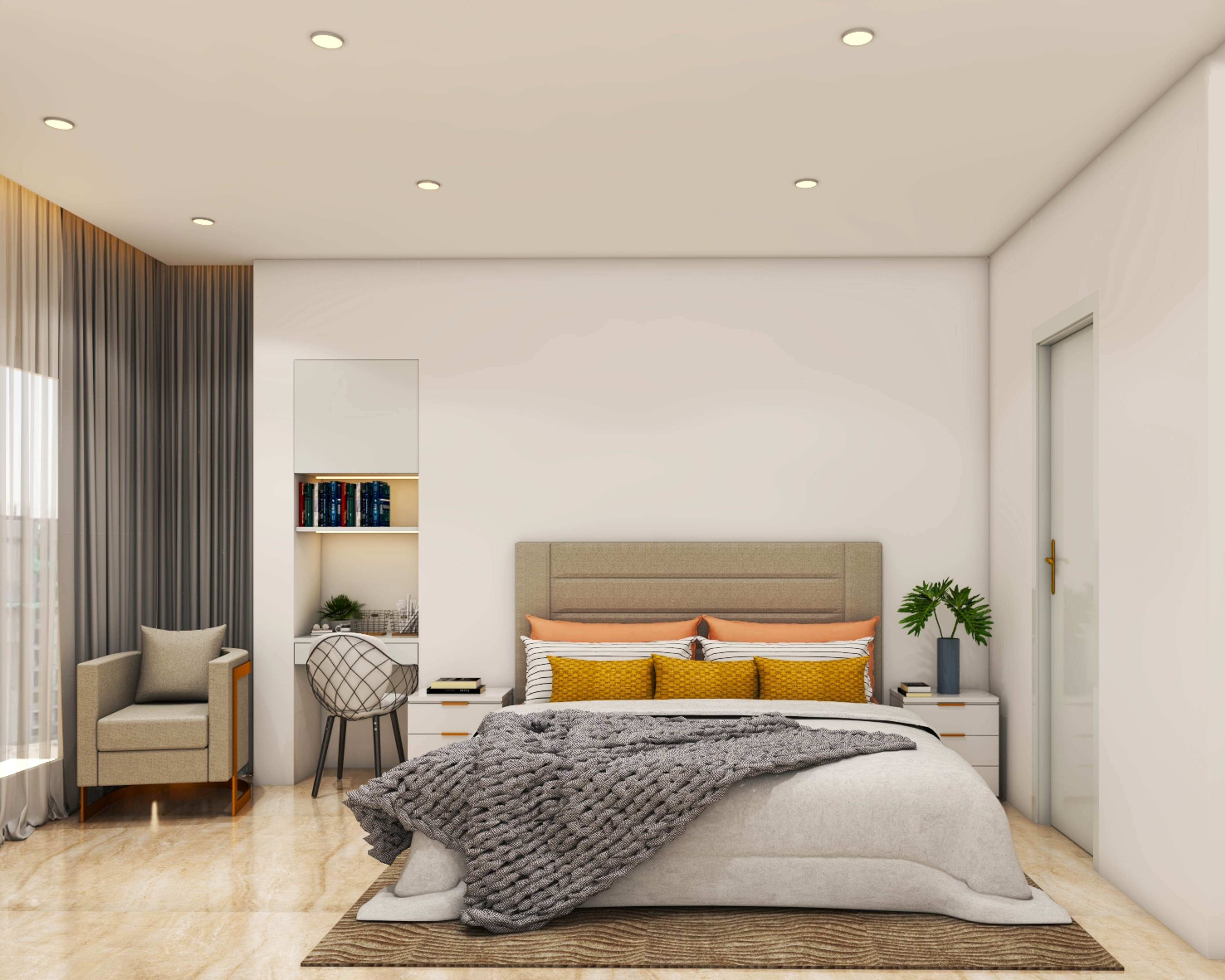 Modern Spacious Multi-Functional Master Bedroom