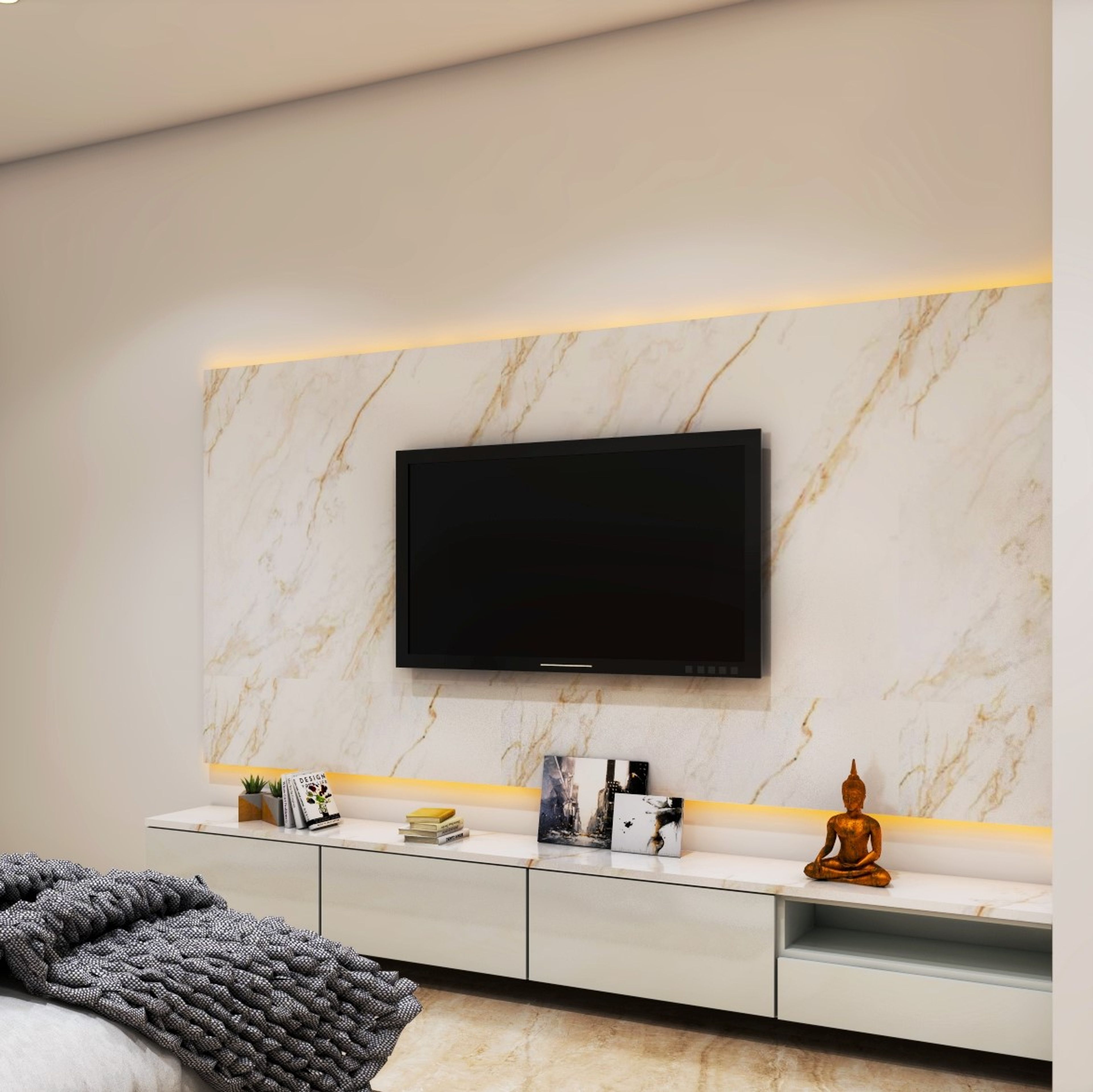 Modern Master Bedroom - Livspace