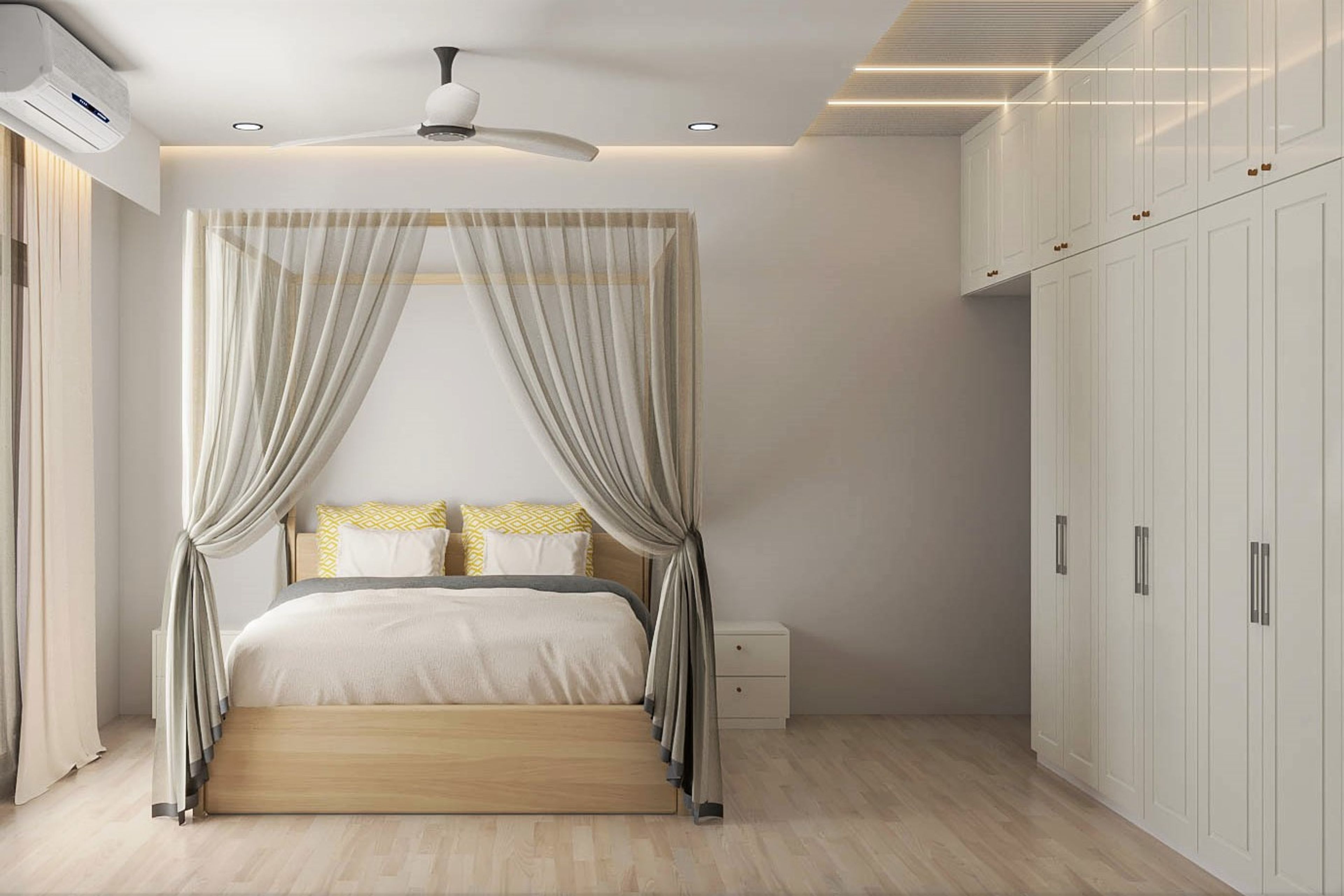 Bohemian Style Spacious Master Bedroom