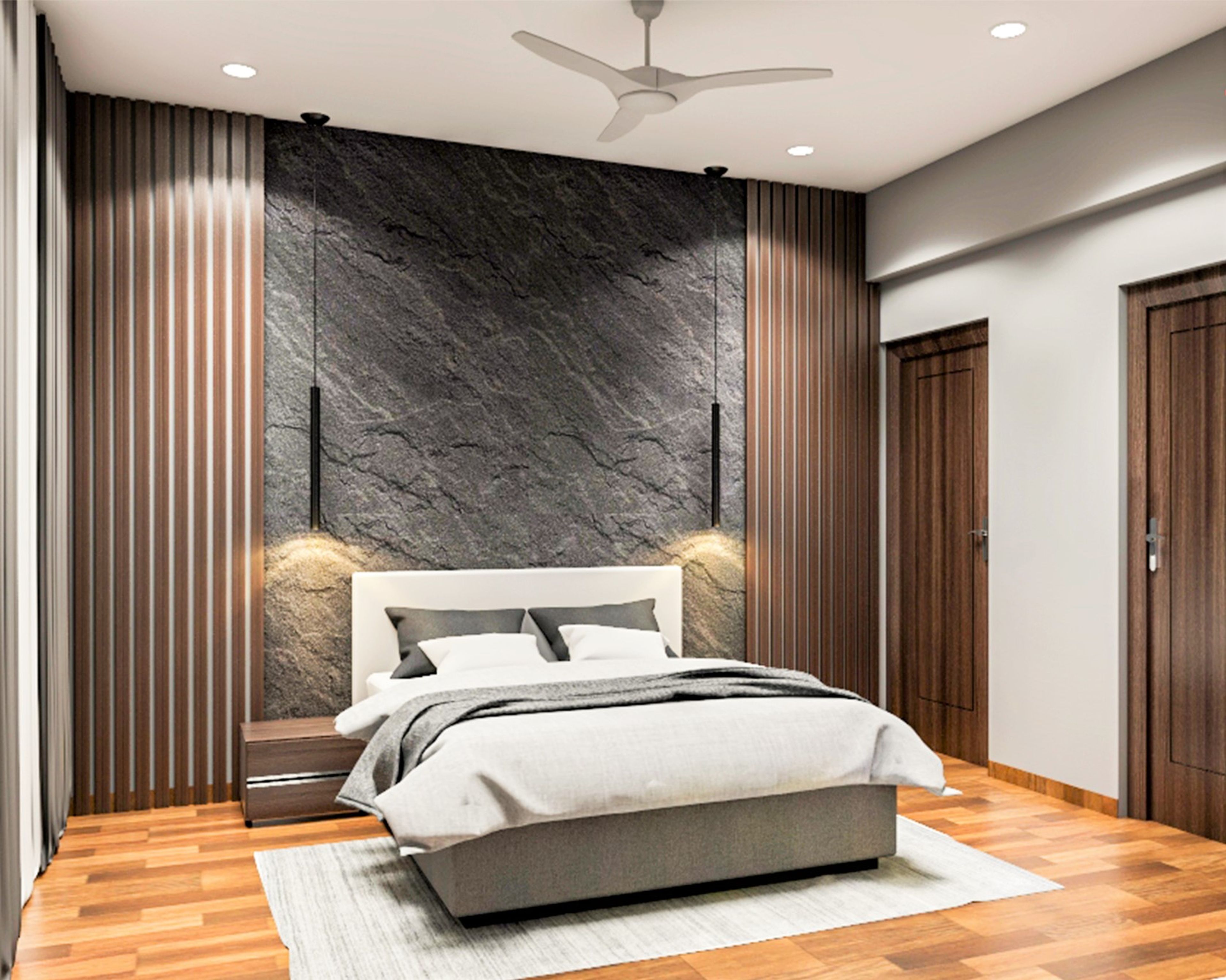 Convenient Modern Style Spacious Master Bedroom